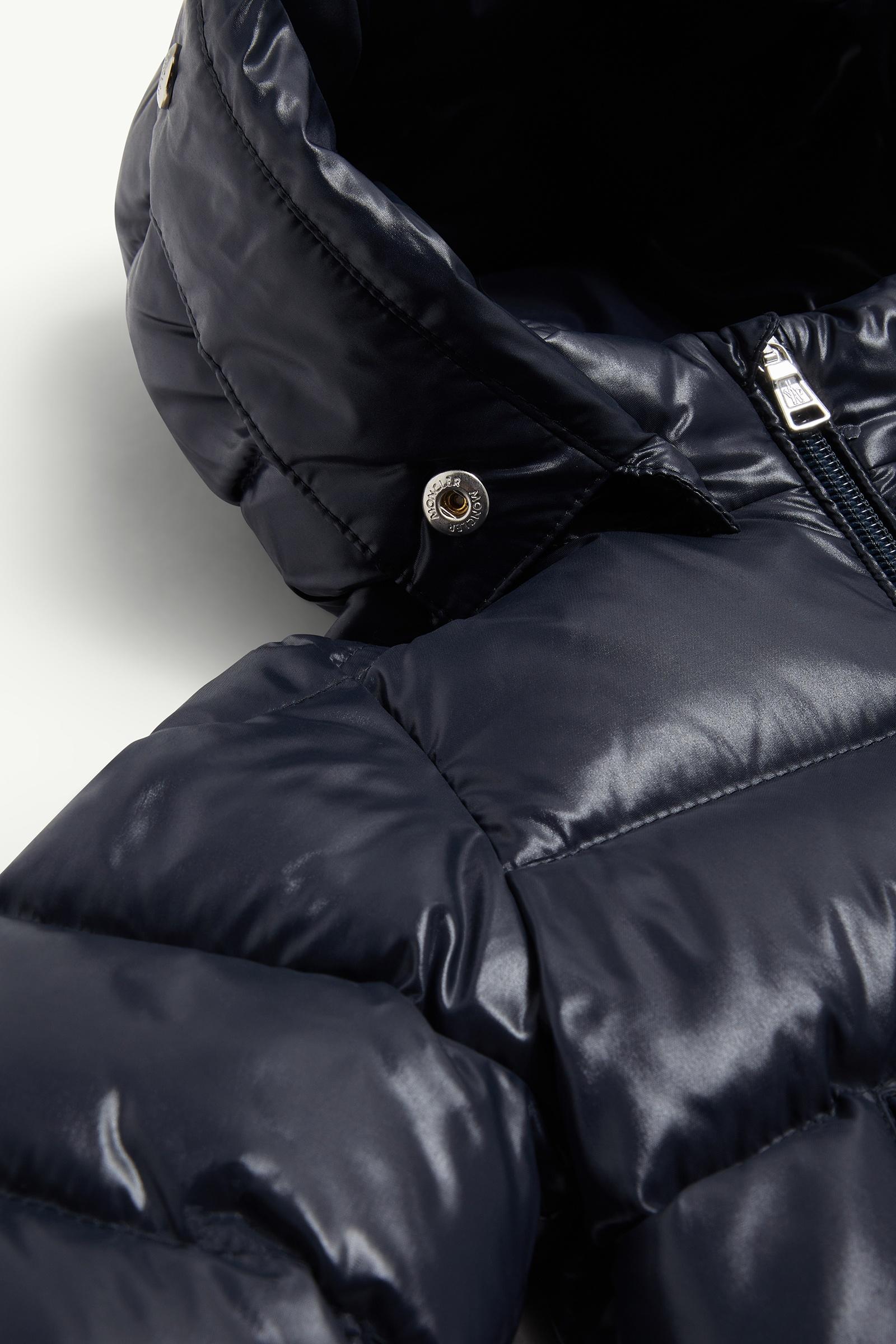 Navy Blue K2 Hooded Faux Fur-Trimmed Down Jacket - Outerwear for