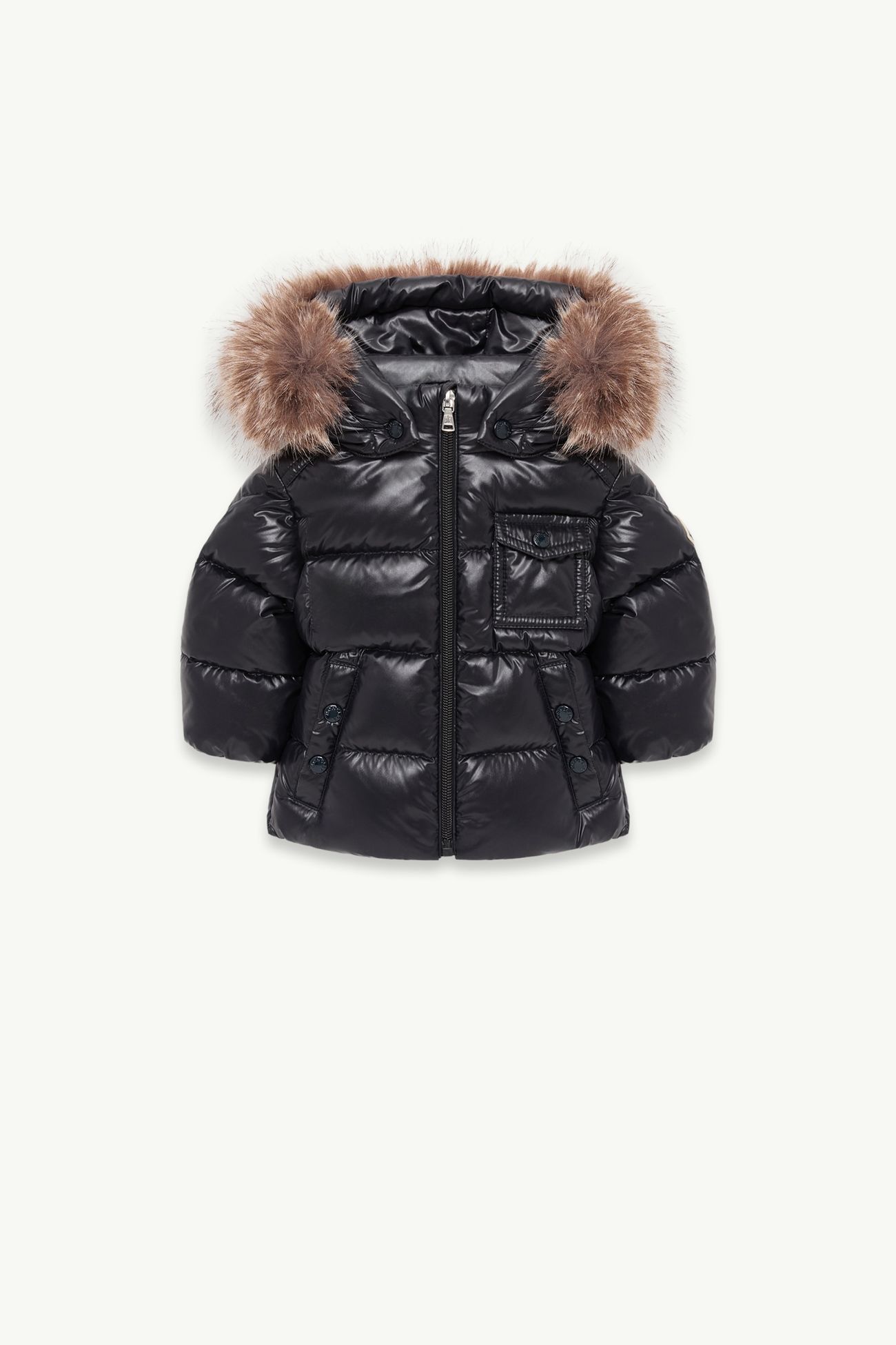Doudoune à capuche bordée de matière synthétique K2 Mixte Bleu marine Moncler 0