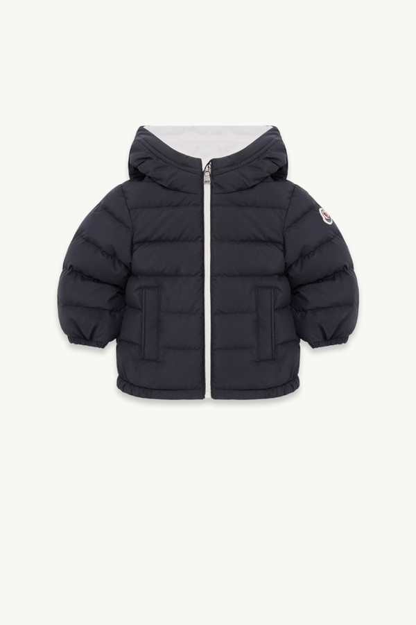 Plumífero con capucha Brannock Niño Azul oscuro Moncler 0