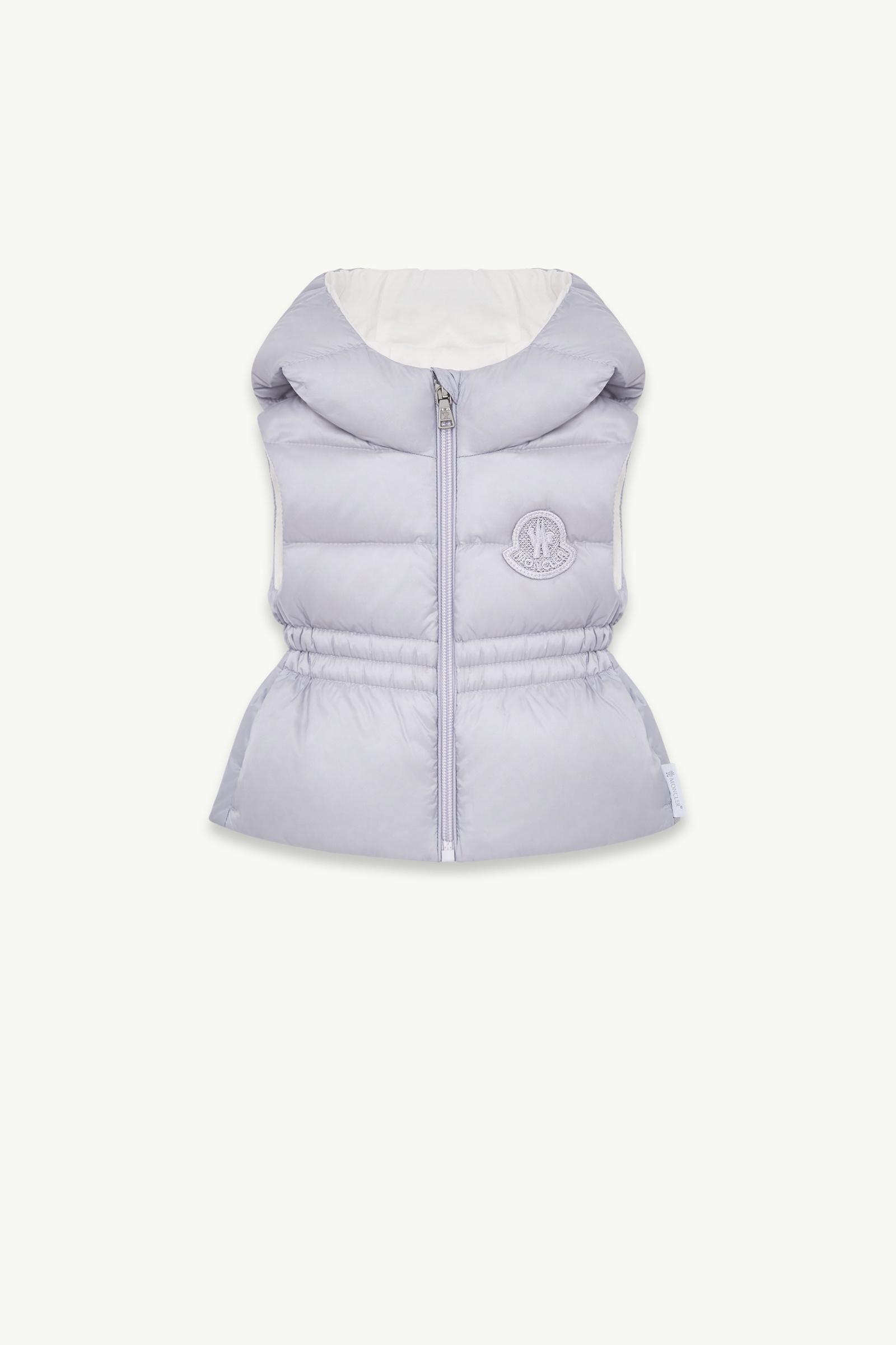 Doudoune sans manches à capuche Una Fille Lilas Moncler, 1 of 0