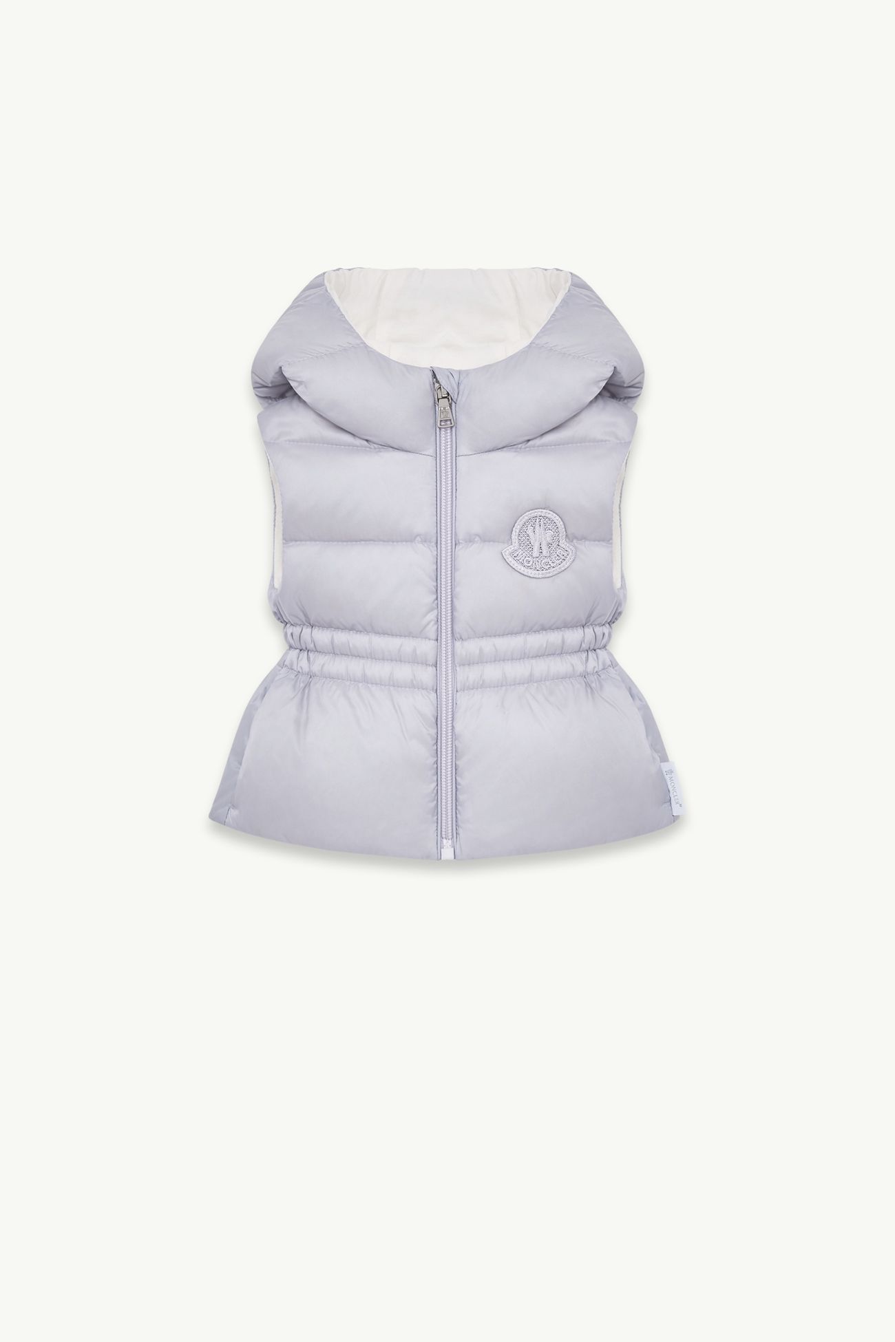 Una Hooded Down Vest Girl Lilac Moncler 0