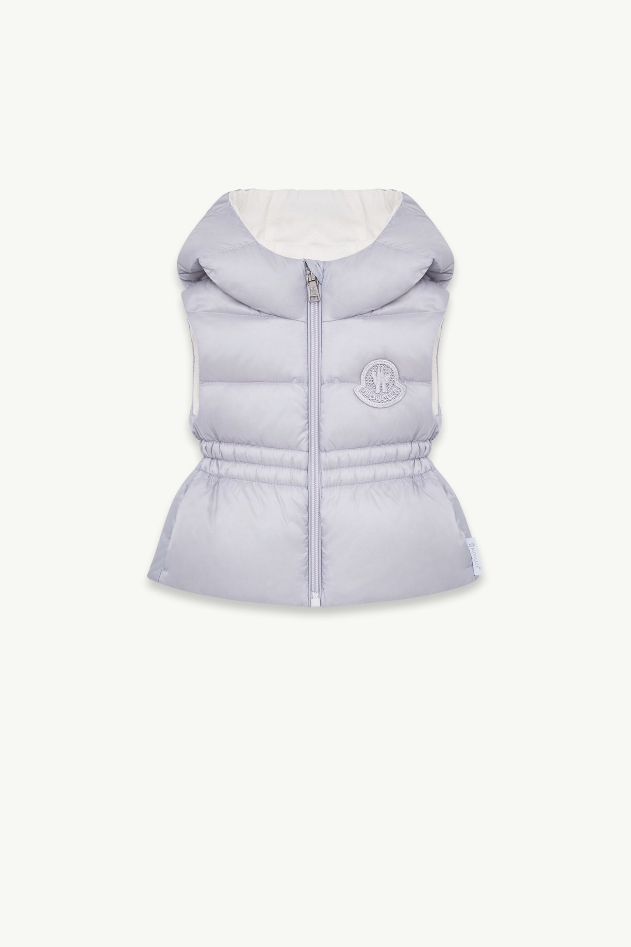 Una Hooded Down Vest Girl Lilac Moncler 0