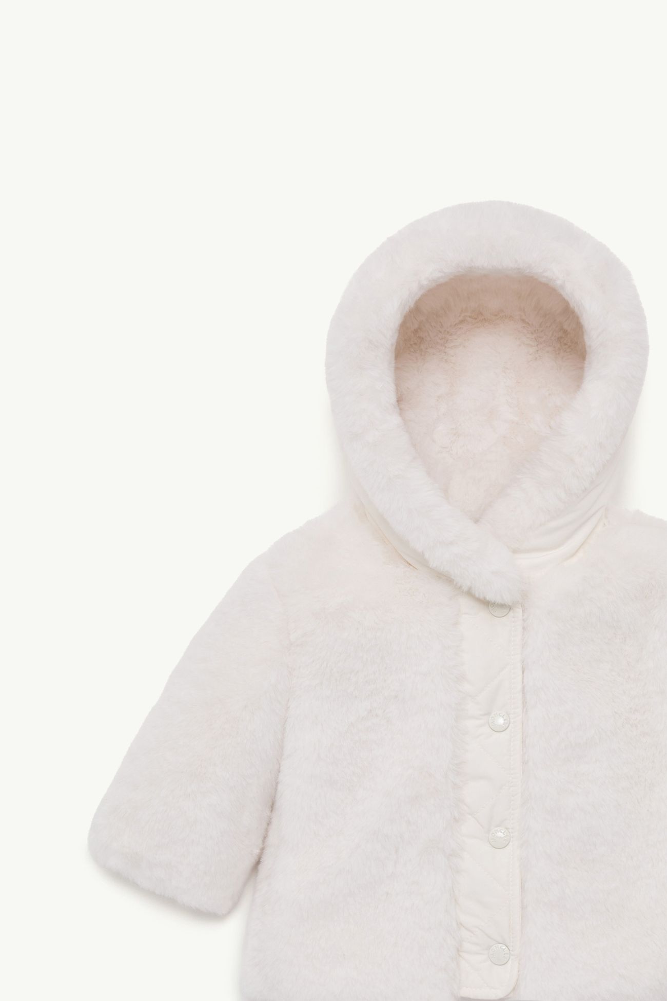 Viona女婴连帽加衬夹克外套 女童 白色 Moncler 1