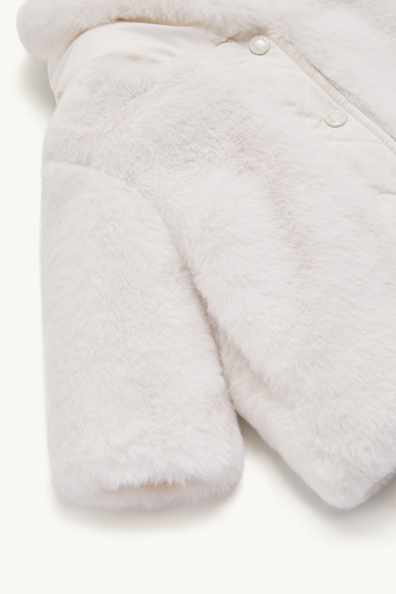 Viona 후드 합성 소재 패딩 재킷 키즈 여아 화이트 Moncler 3