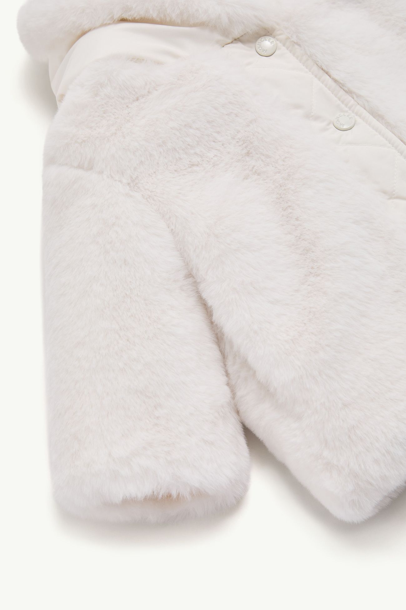 Viona女婴连帽加衬夹克外套 女童 白色 Moncler 3