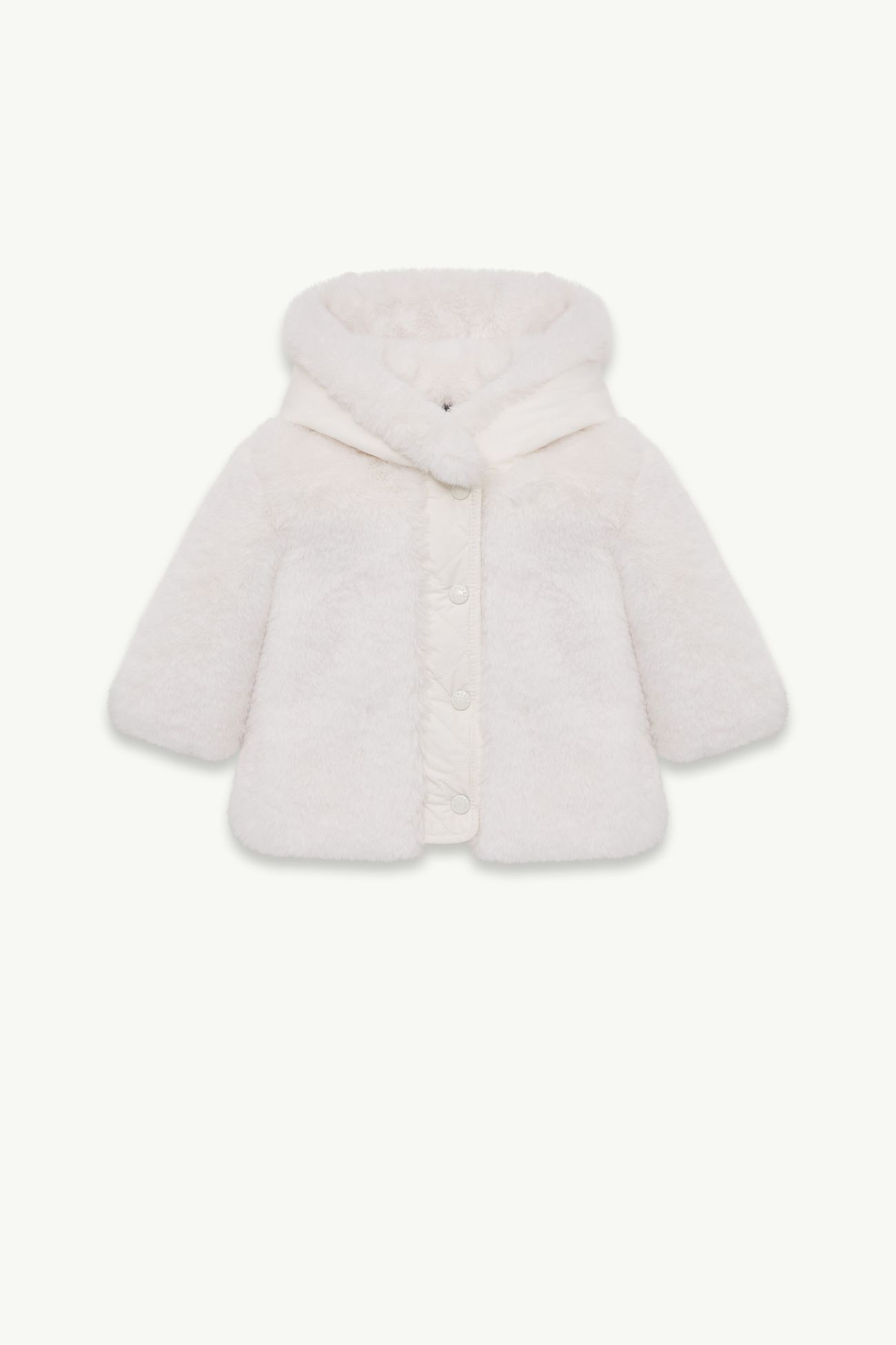 Viona女婴连帽加衬夹克外套 女童 白色 Moncler 0