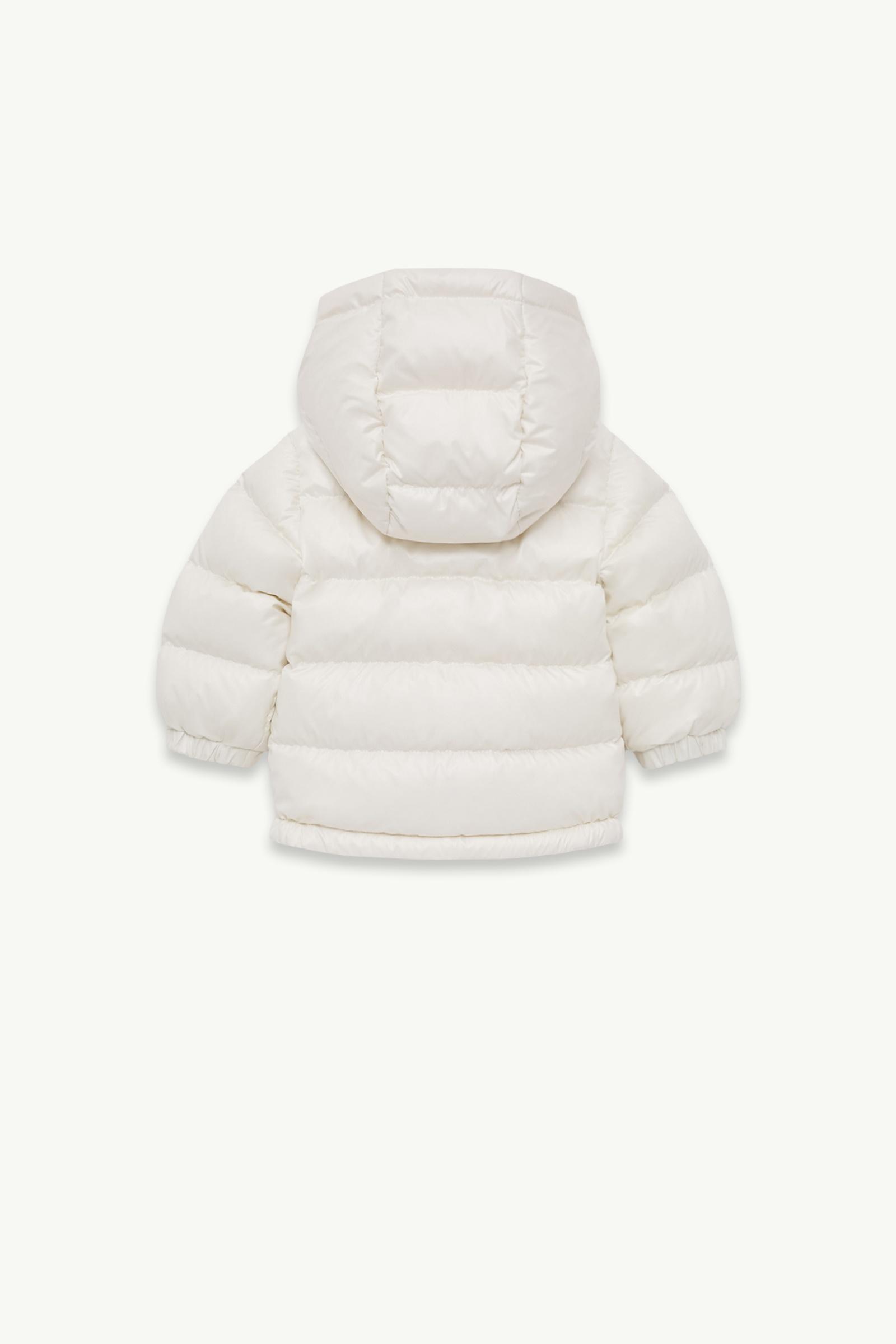 White Mesles Hooded Down Jacket - Outerwear for Children | Moncler PT