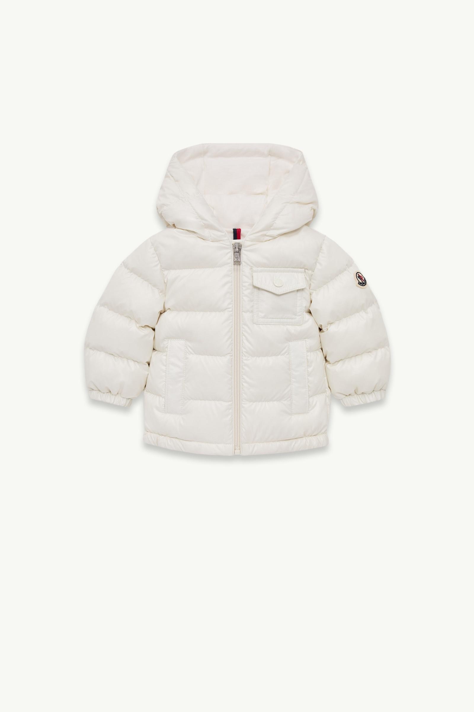 MONCLER モンクレール ベビー 白 アウター ジャンパー　80cm ホワイト Mesles ダウンジャケット : アウター 向けの Children