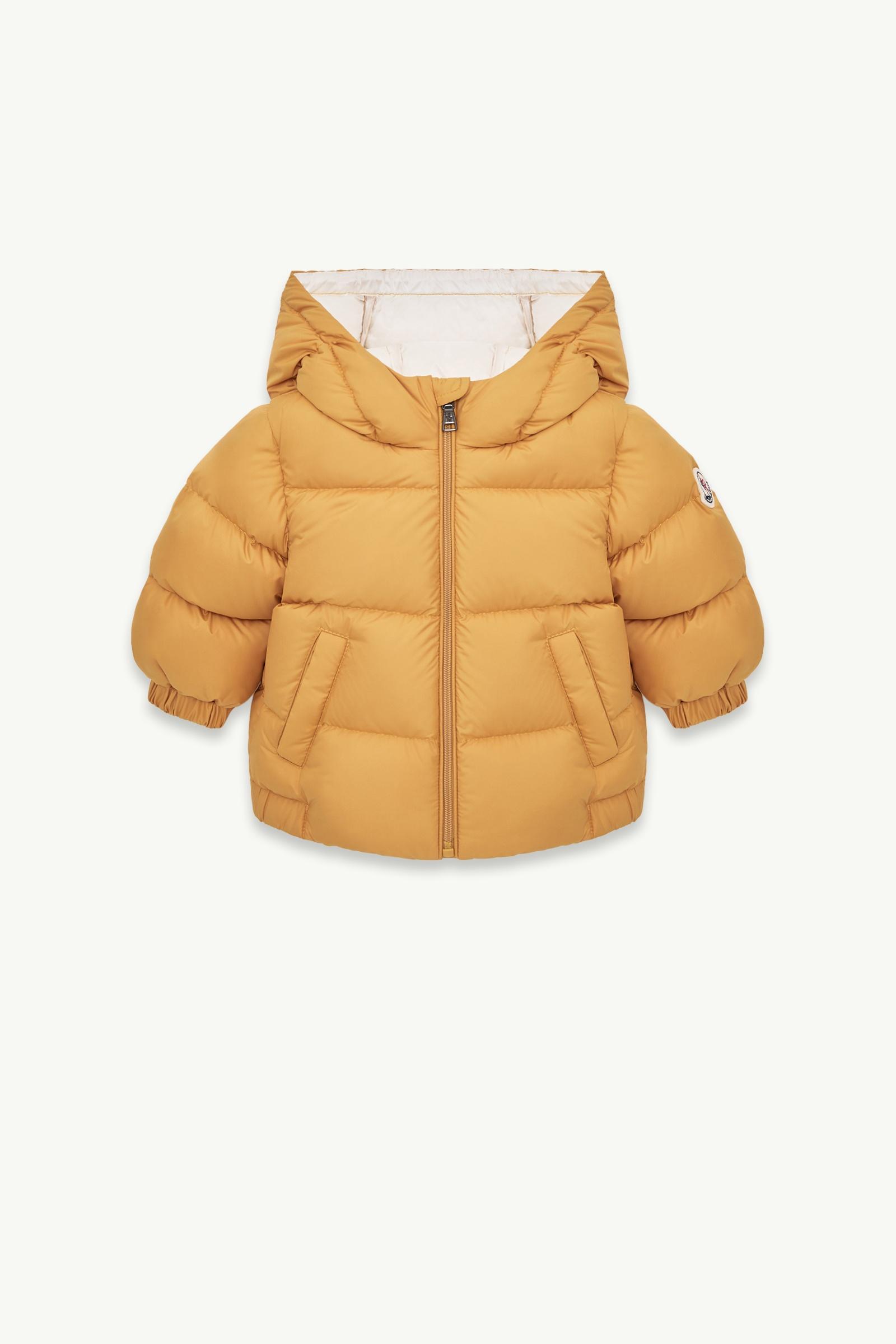 New Macaire Hooded Down Jacket Boy Yellow Moncler, 1 of 0