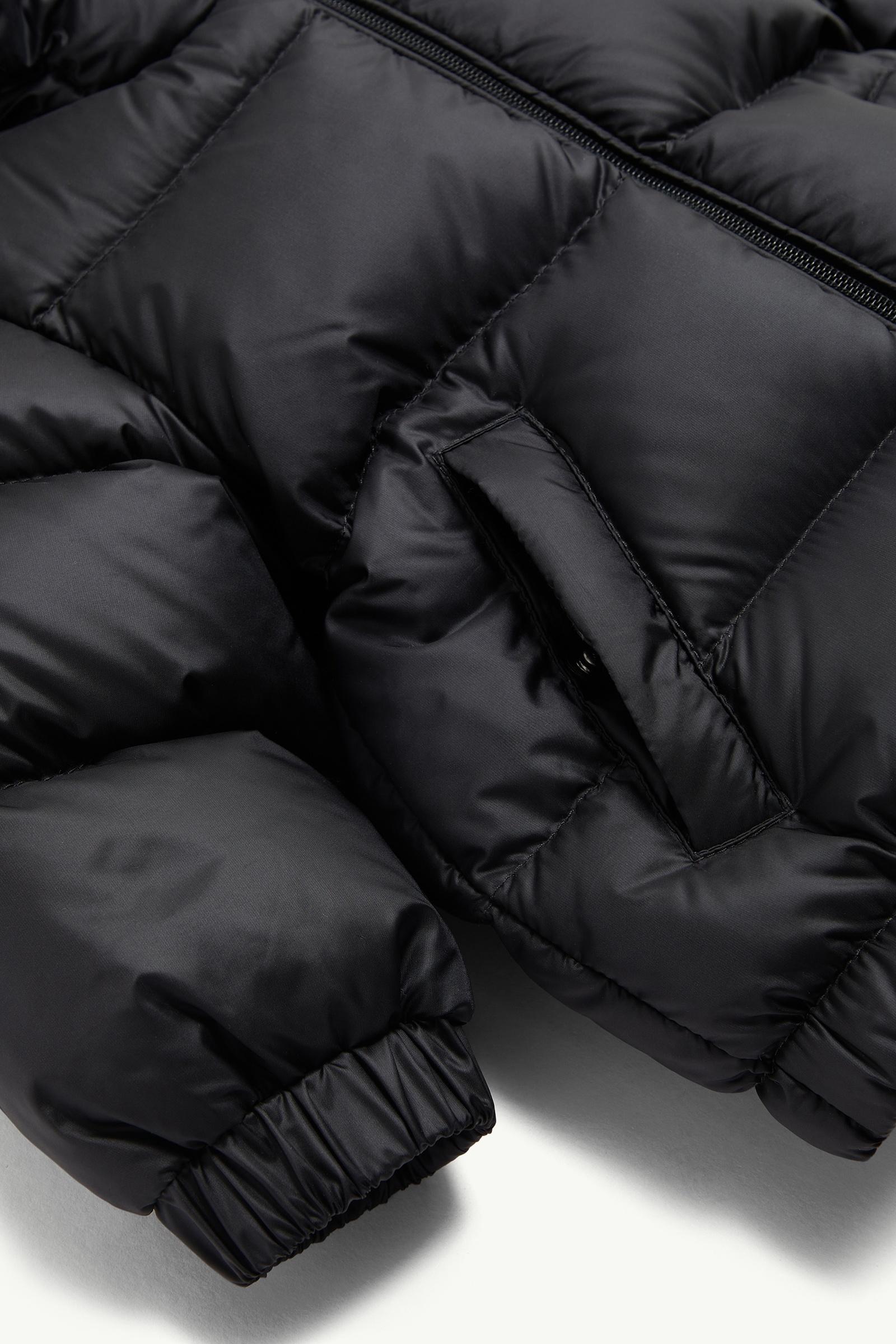 Black New Macaire Hooded Down Jacket - Outerwear for Children