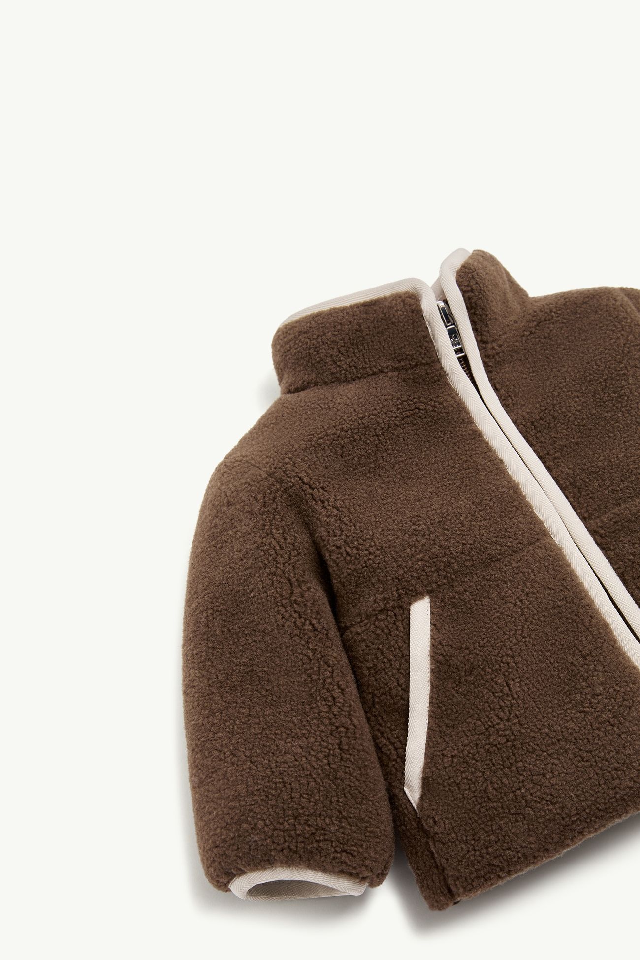Duxent Teddy Down Jacket Boy Brown Moncler 1