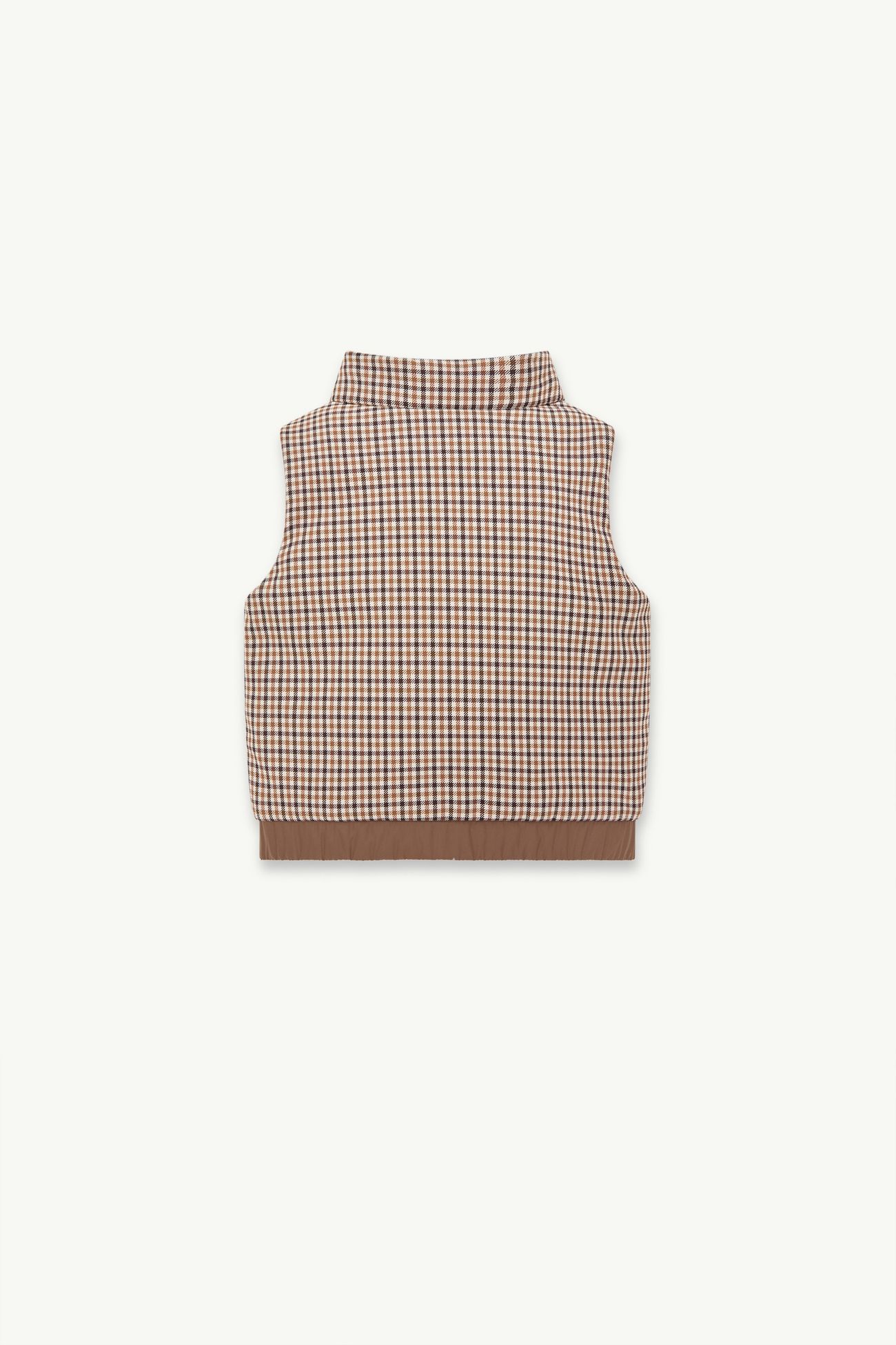 Adrien Cotton Blend Vest Boy Beige Moncler 2