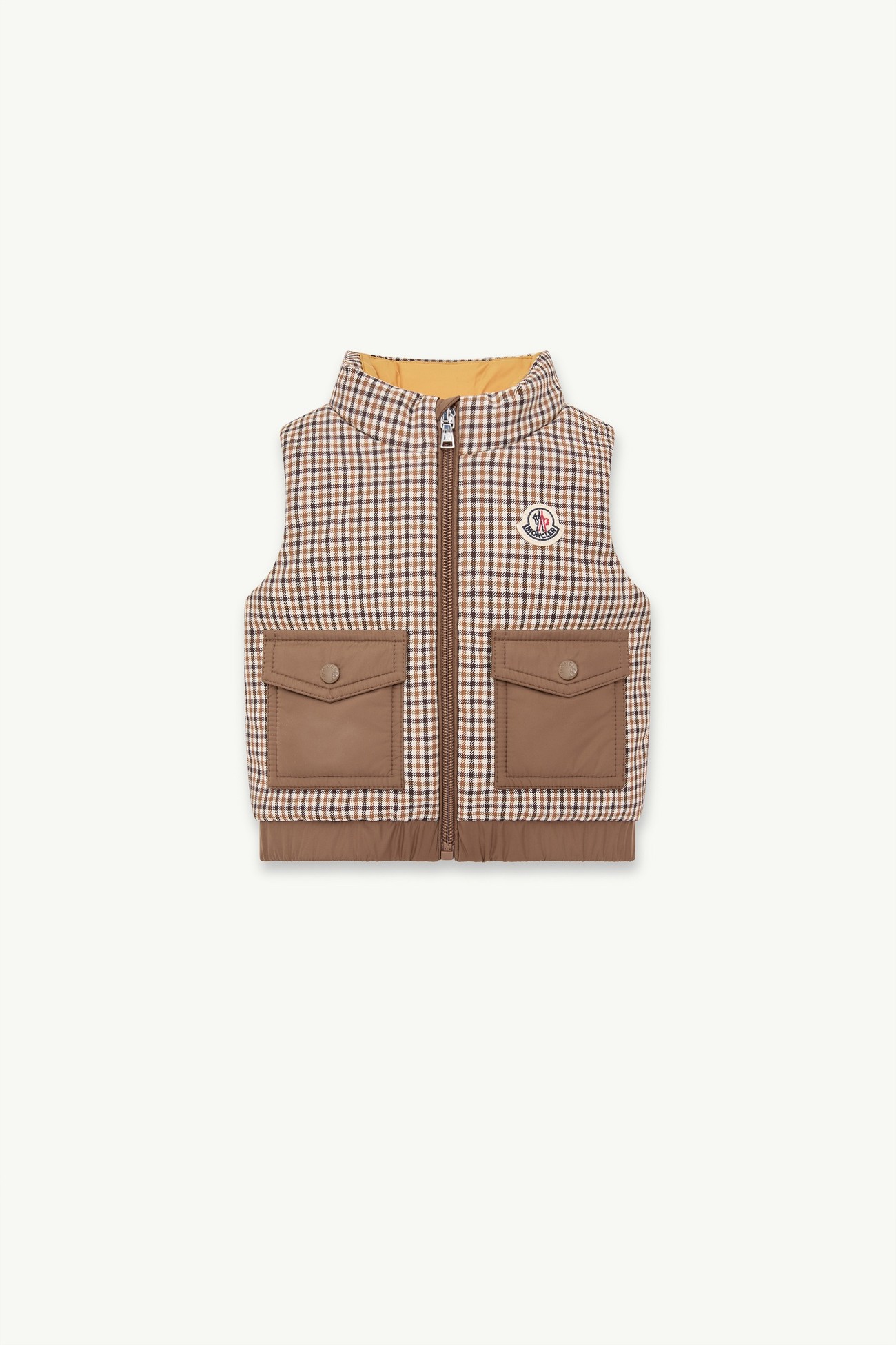 Adrien棉質混紡背心 男童 米色 Moncler 0