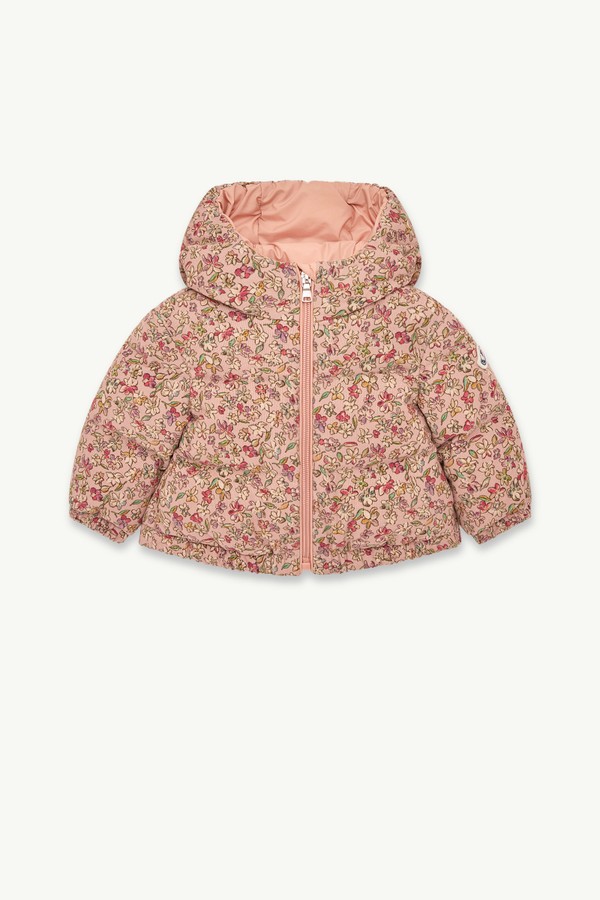 Francesca女婴连帽羽绒夹克外套 女童 粉红色 Moncler 0