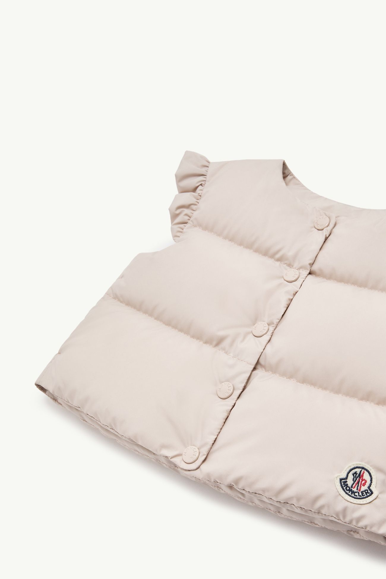 Olivia Down Gilet Girl Light Beige Moncler 1