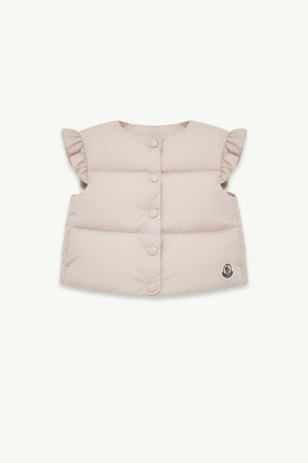 Olivia女婴羽绒马甲 女童 浅米色 Moncler 0