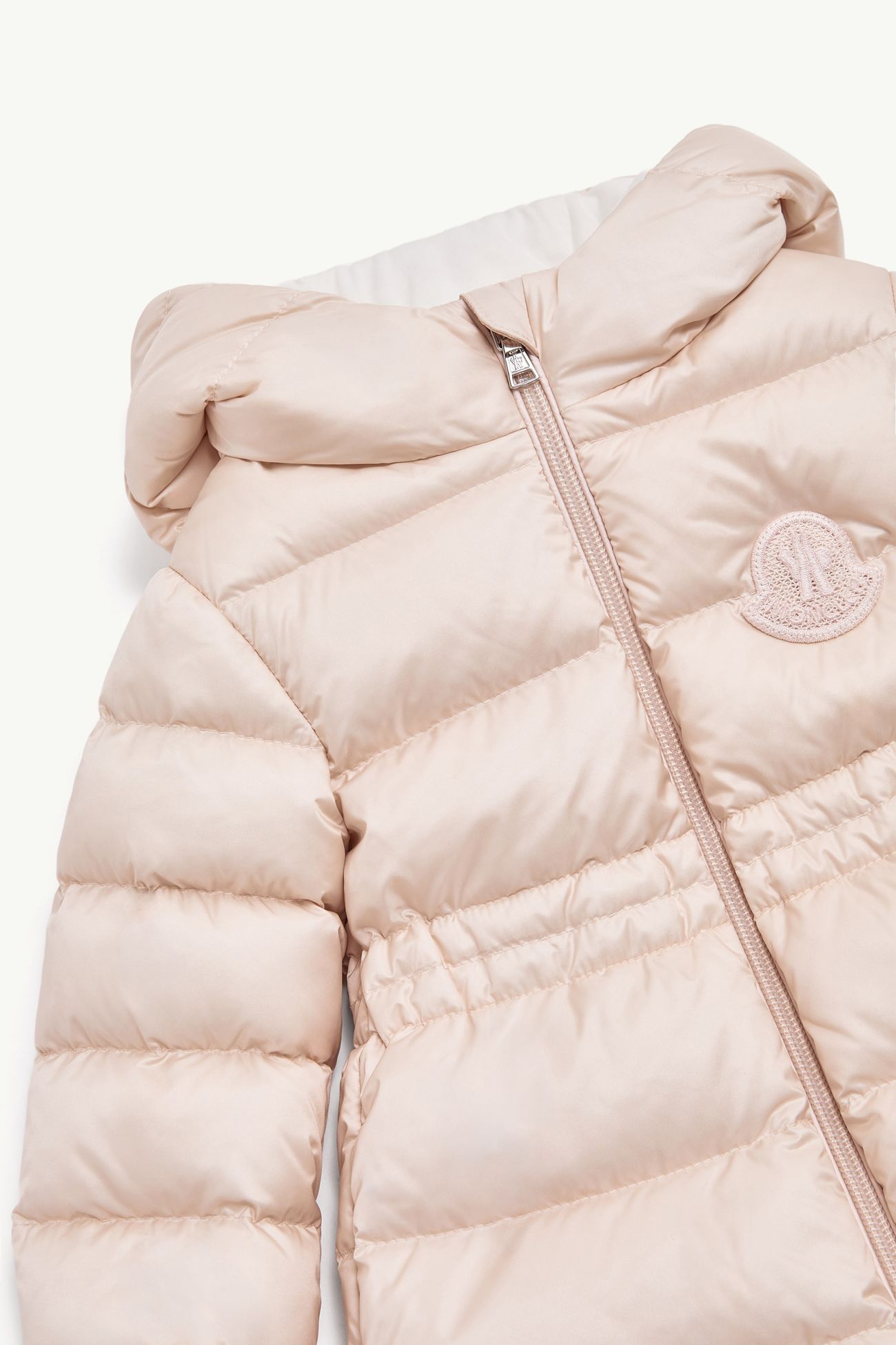 Parka longue Ylenia Fille Rose Clair Moncler 3