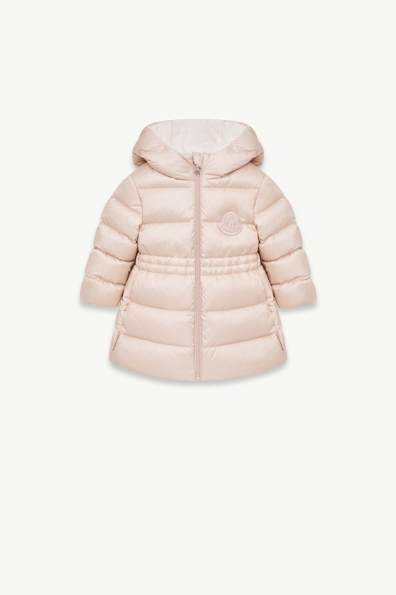 Parka longue Ylenia Fille Rose Clair Moncler 0