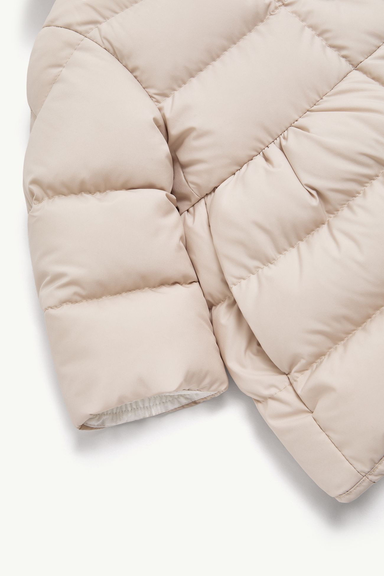 Charlotte ロングダウンジャケット ガールズ ライトベージュ Moncler 3