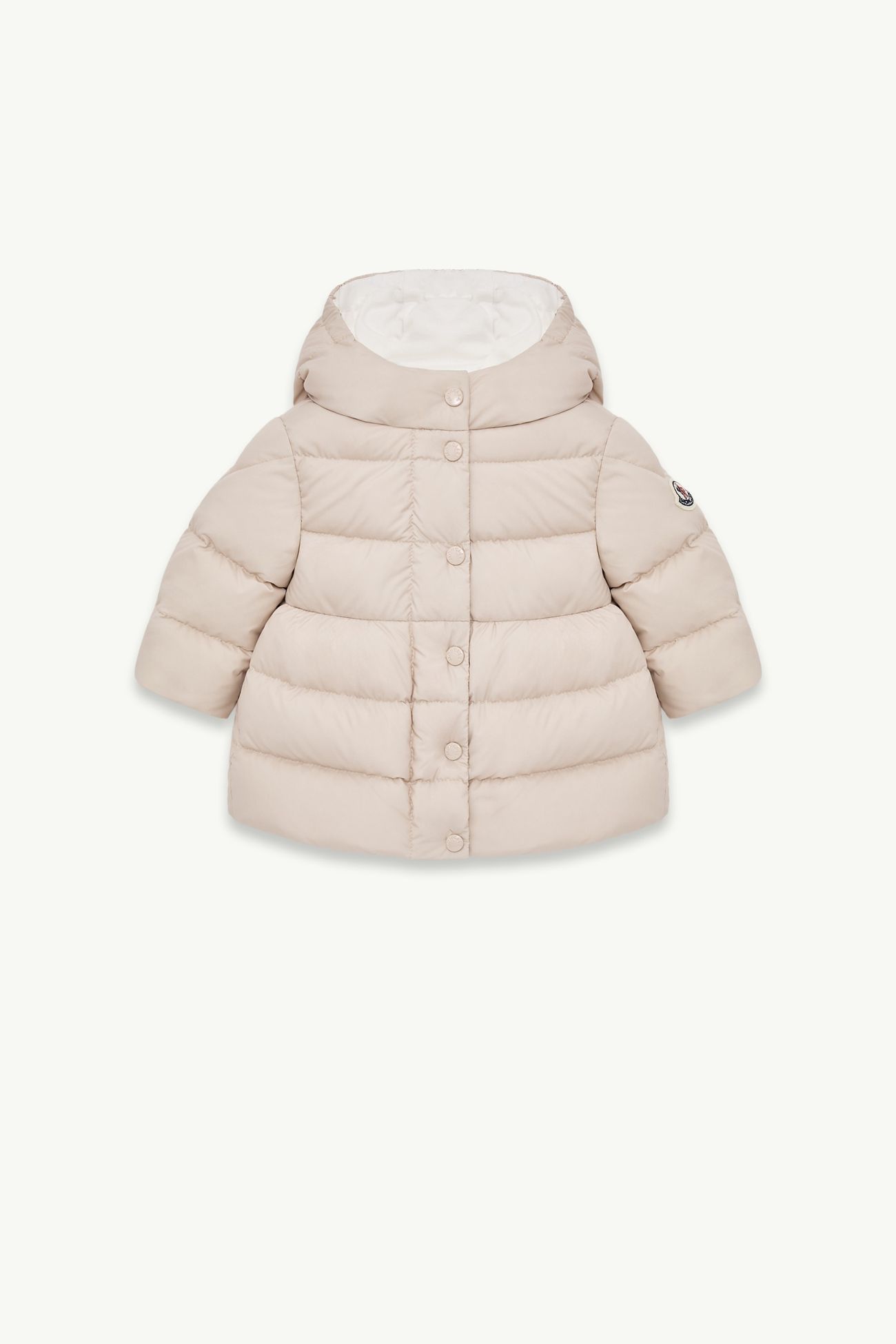 Charlotte ロングダウンジャケット ガールズ ライトベージュ Moncler 0