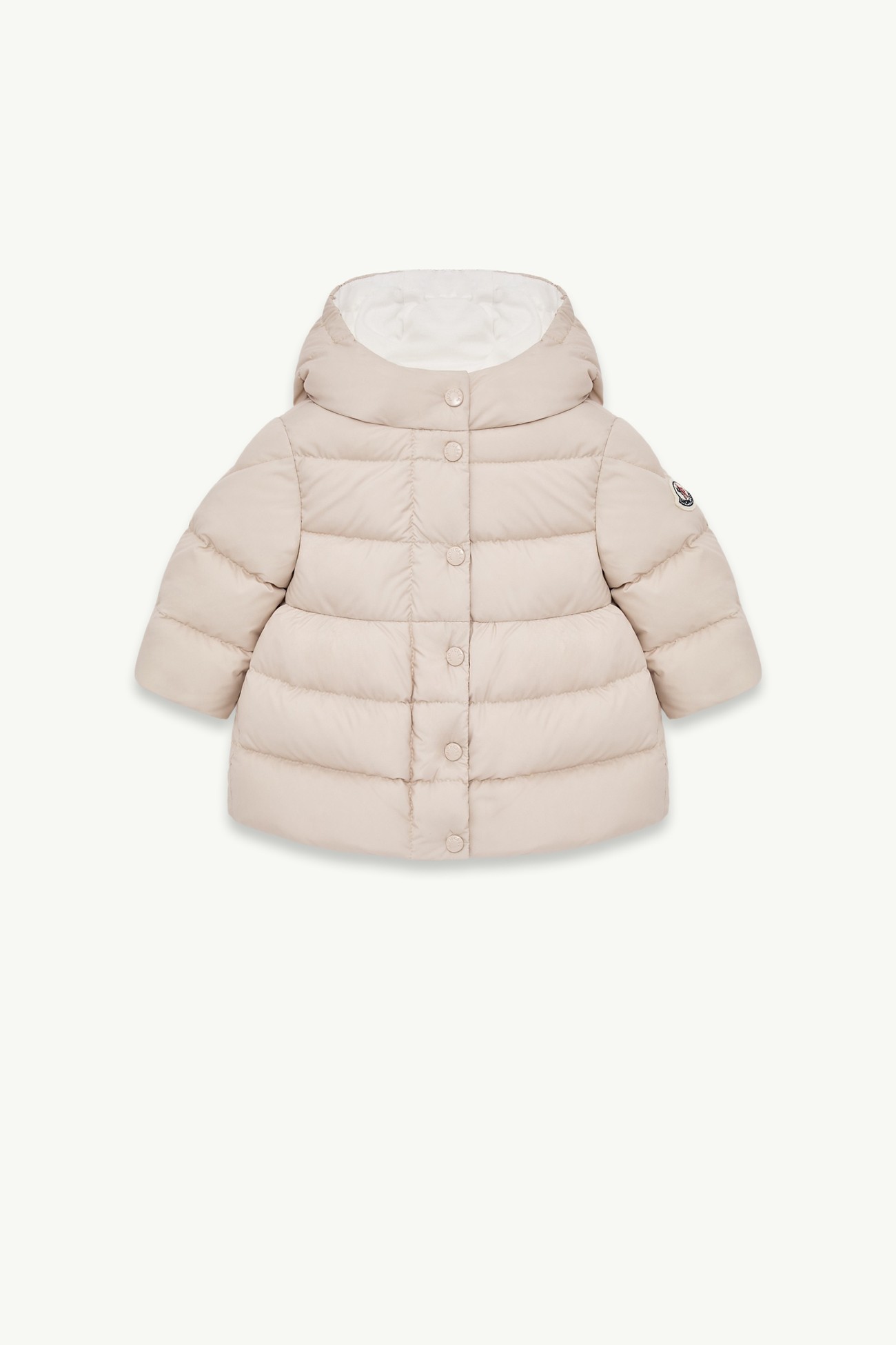 Charlotte ロングダウンジャケット ガールズ ライトベージュ Moncler 0