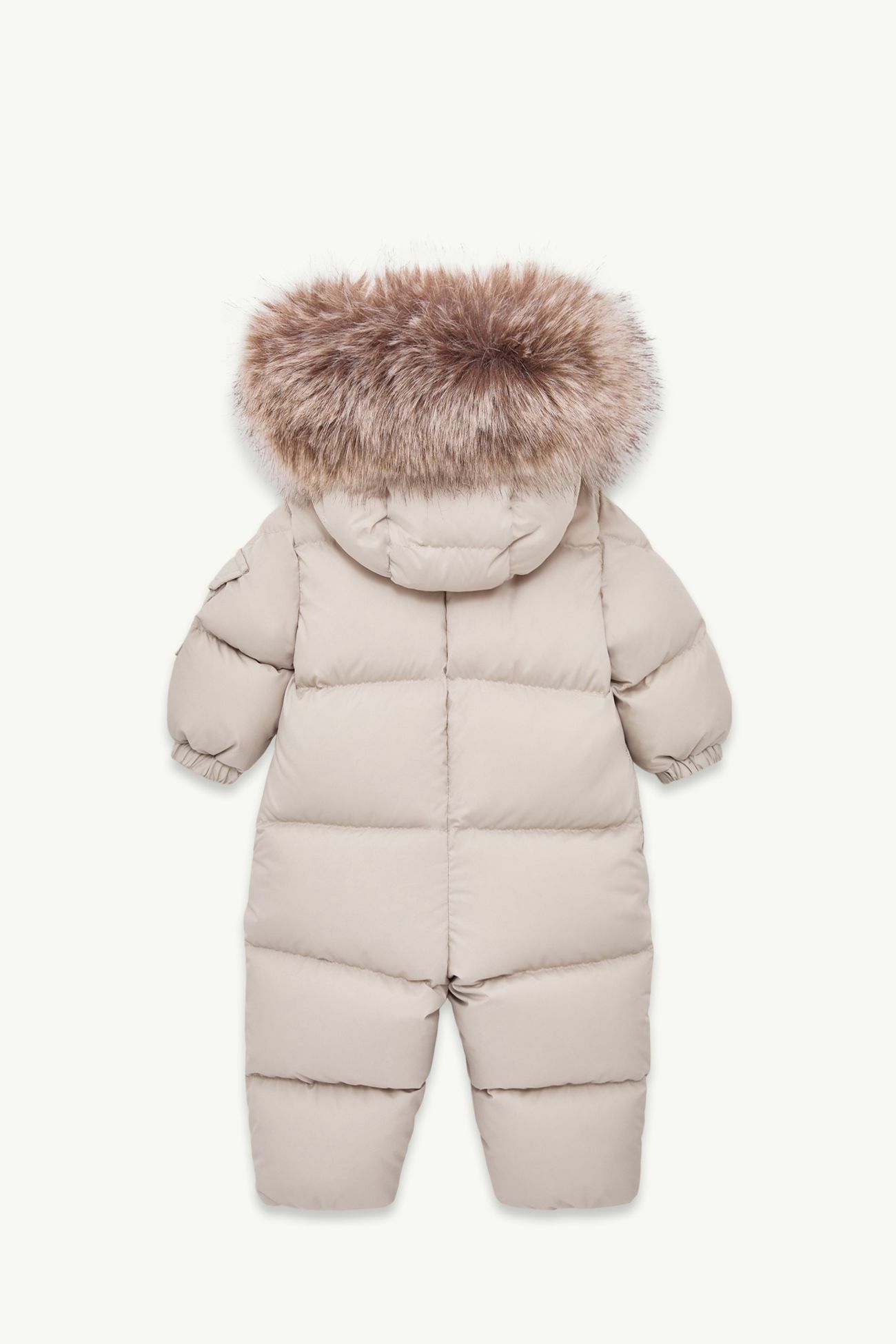 Combinaison de ski en duvet à capuche Yorick Mixte Beige Clair Moncler 2