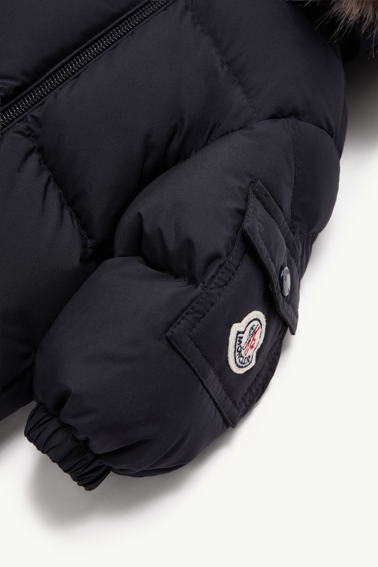 Yorick婴儿连帽羽绒连体衣 中性 深蓝色 Moncler 3