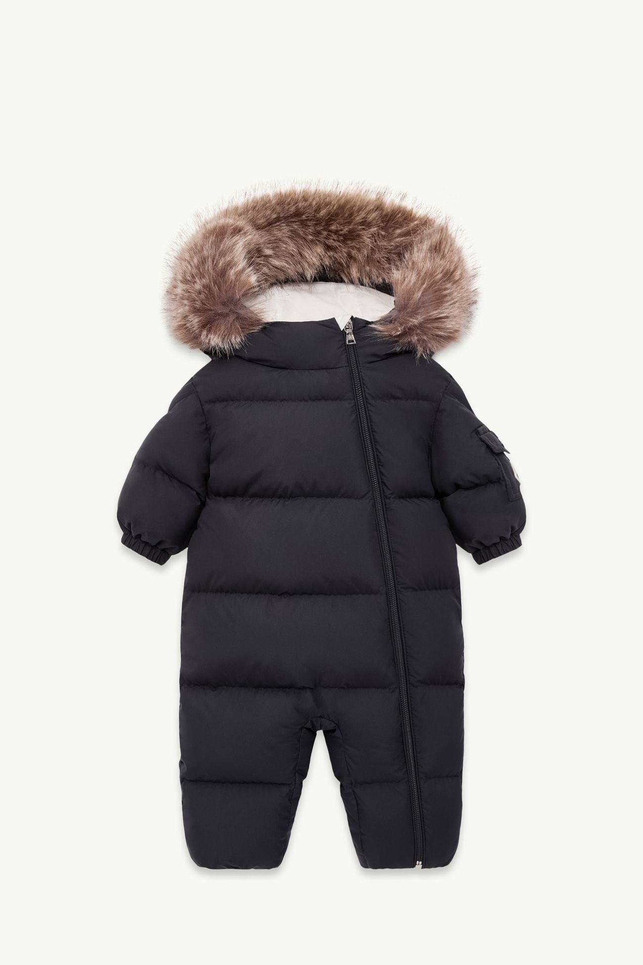 Tuta da sci con cappuccio Yorick Gender Neutral Blu Scuro Moncler 0