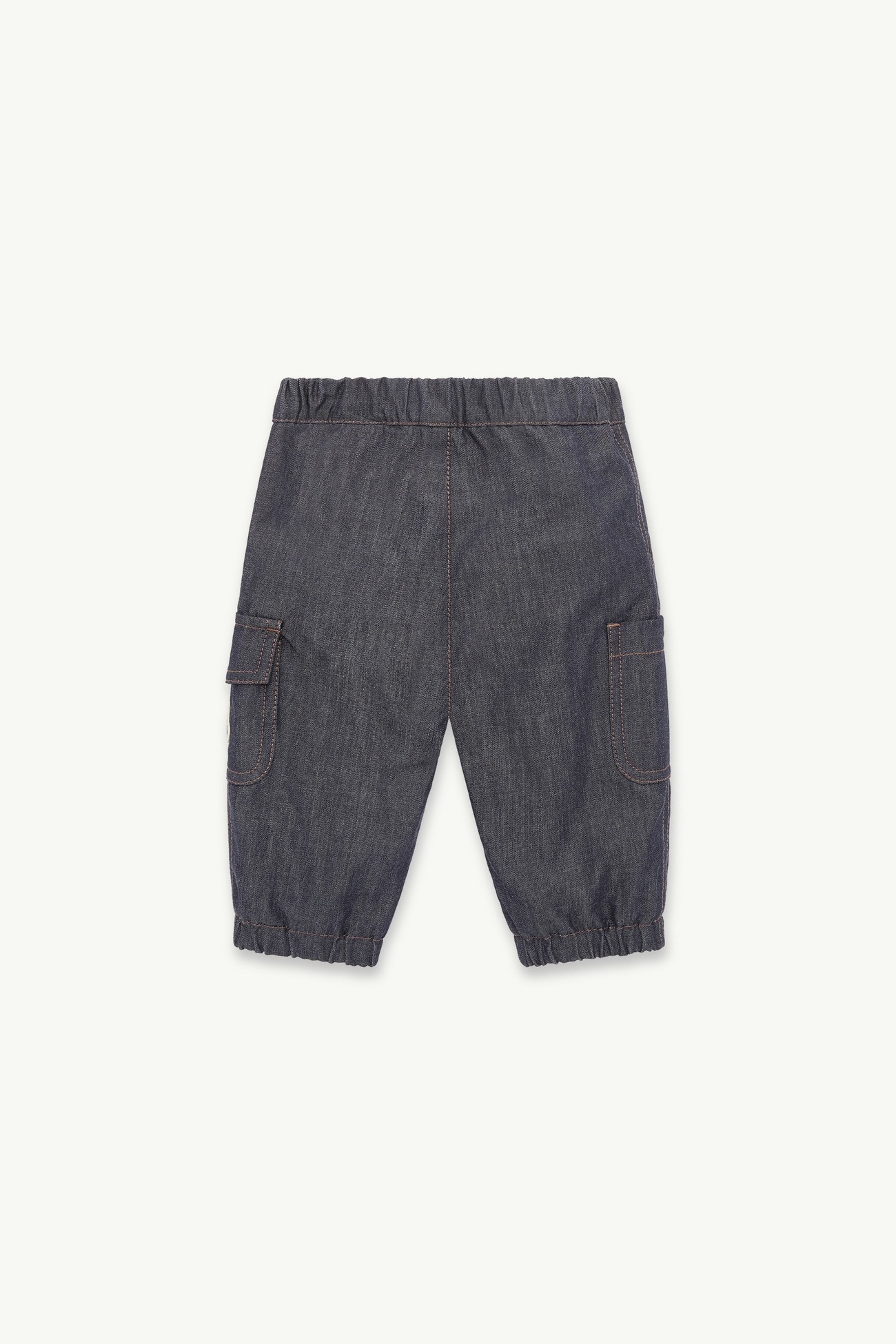Hose aus Denim mit Logo Jungen Dunkelblau Moncler 2