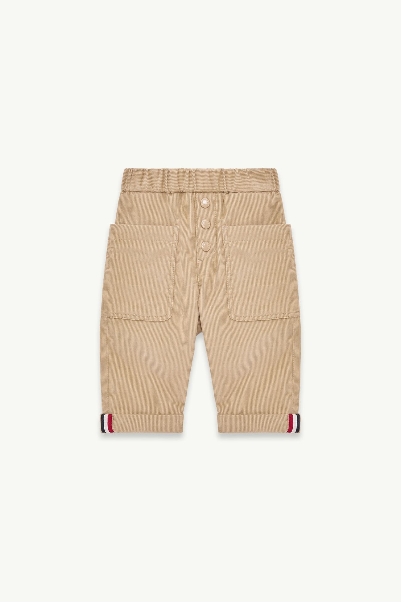 Corduroy Pants Boy Beige Moncler 0