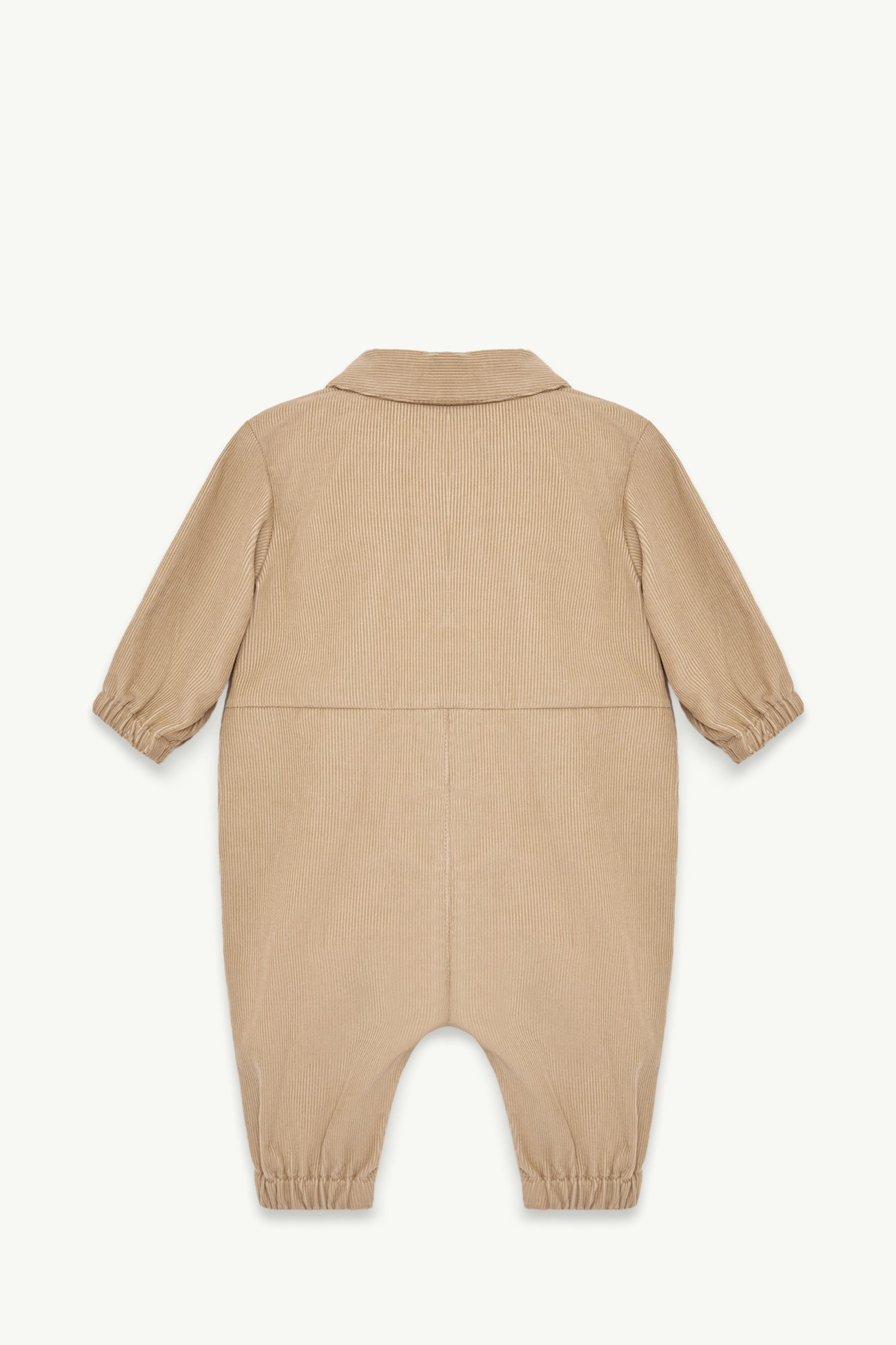 Barboteuse à manches longues en velours côtelé Garçon Beige Moncler 2