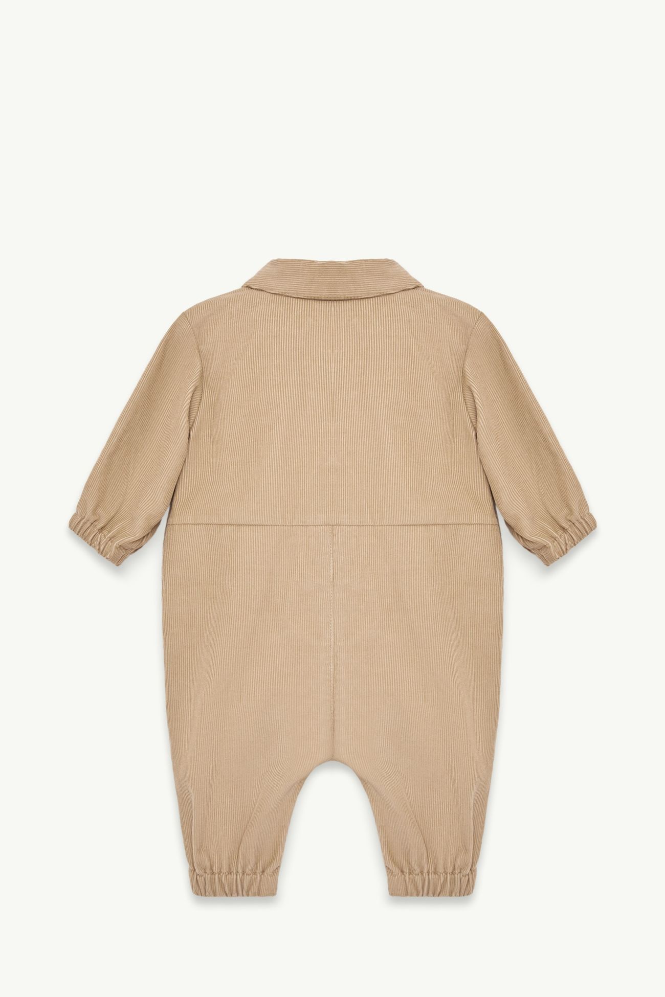 Corduroy Long Sleeve Baby Grow Boy Beige Moncler 2