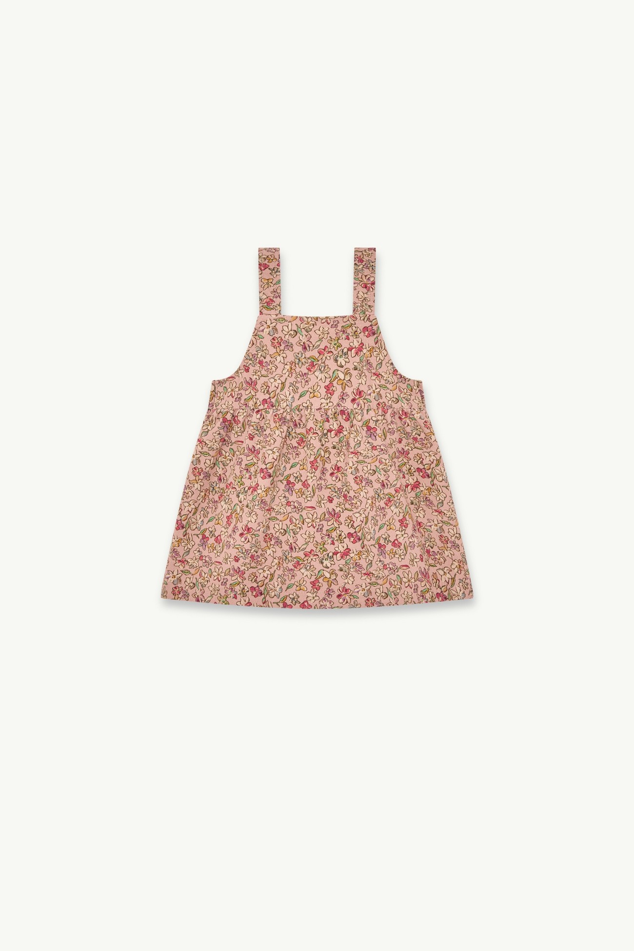 Printed Corduroy Dress Girl Pink Moncler 2