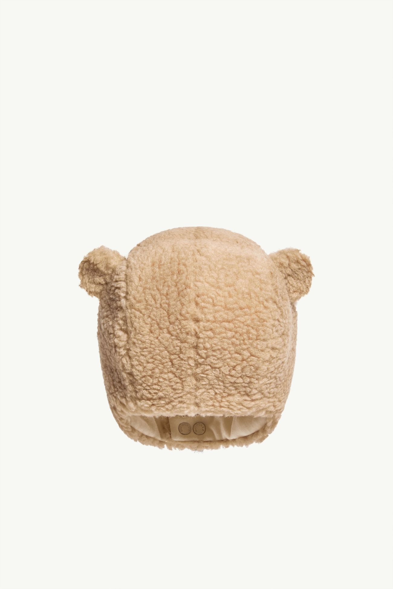 Bonnet en teddy avec protège-oreilles Mixte Beige Moncler 2