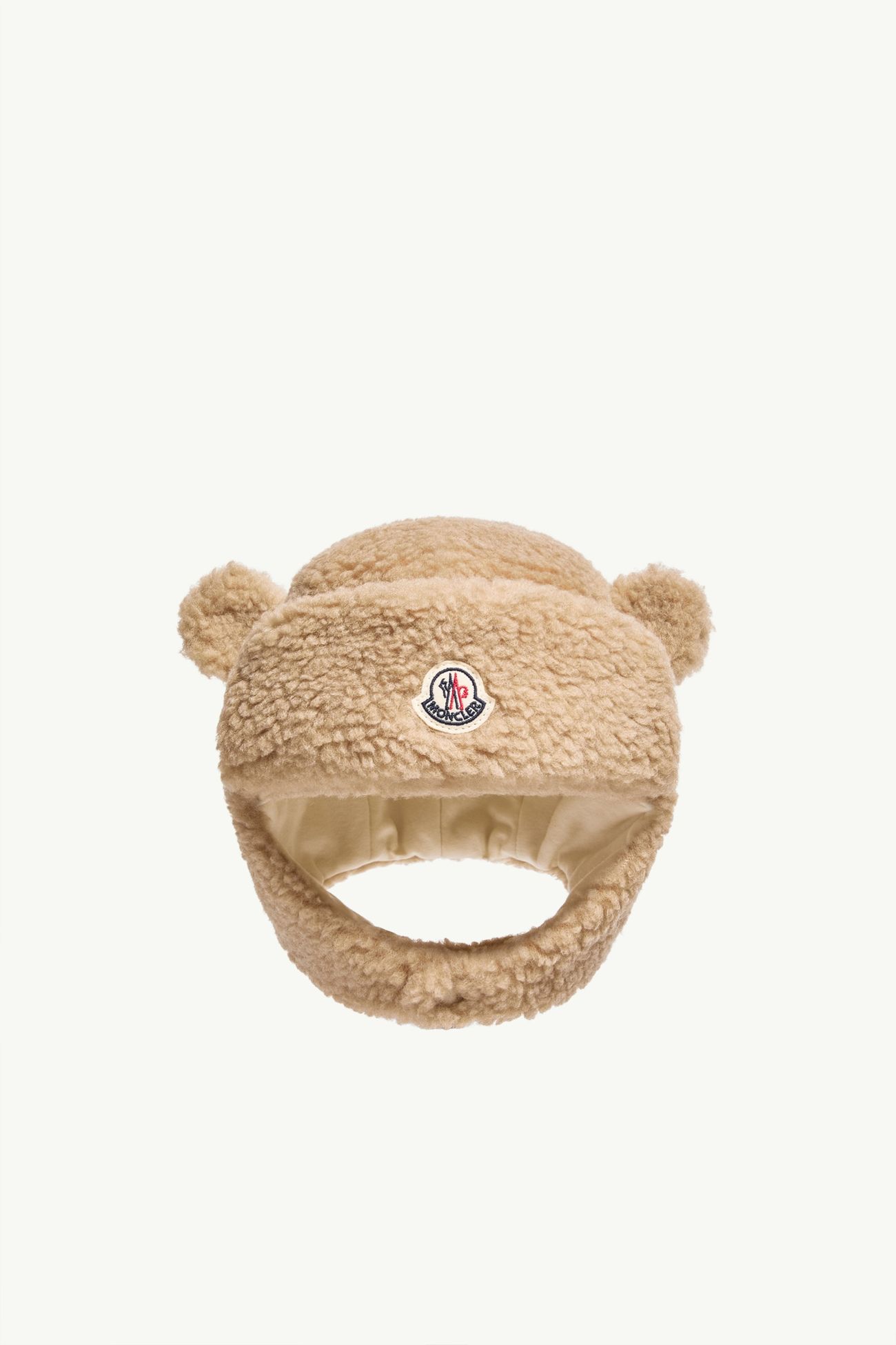 儿童泰迪绒风格护耳帽 中性 米色 Moncler 0