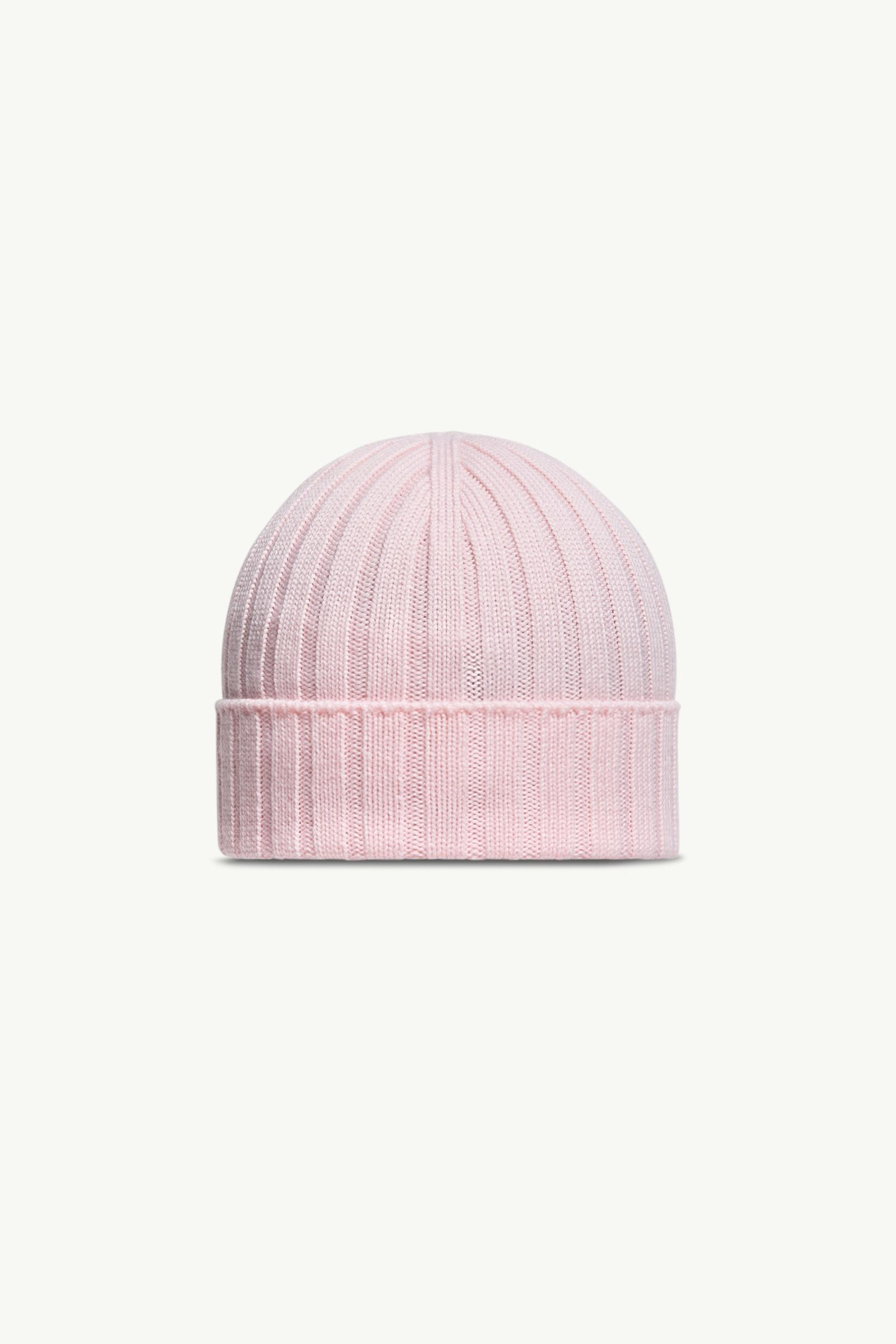 Light Pink Wool Beanie - Accessories for Children | Moncler US