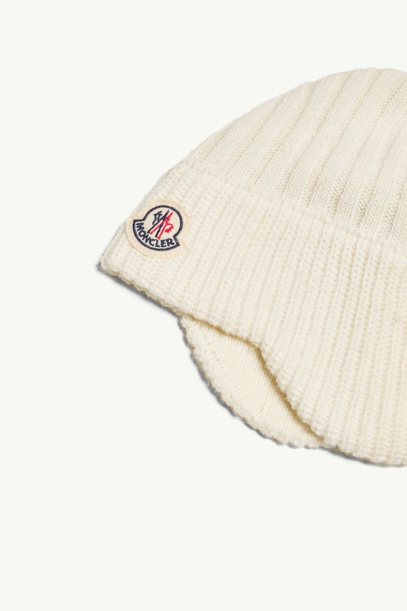 Mütze aus Wolle und Kaschmir mit Ohrenklappen Genderneutral Weiß Moncler 1