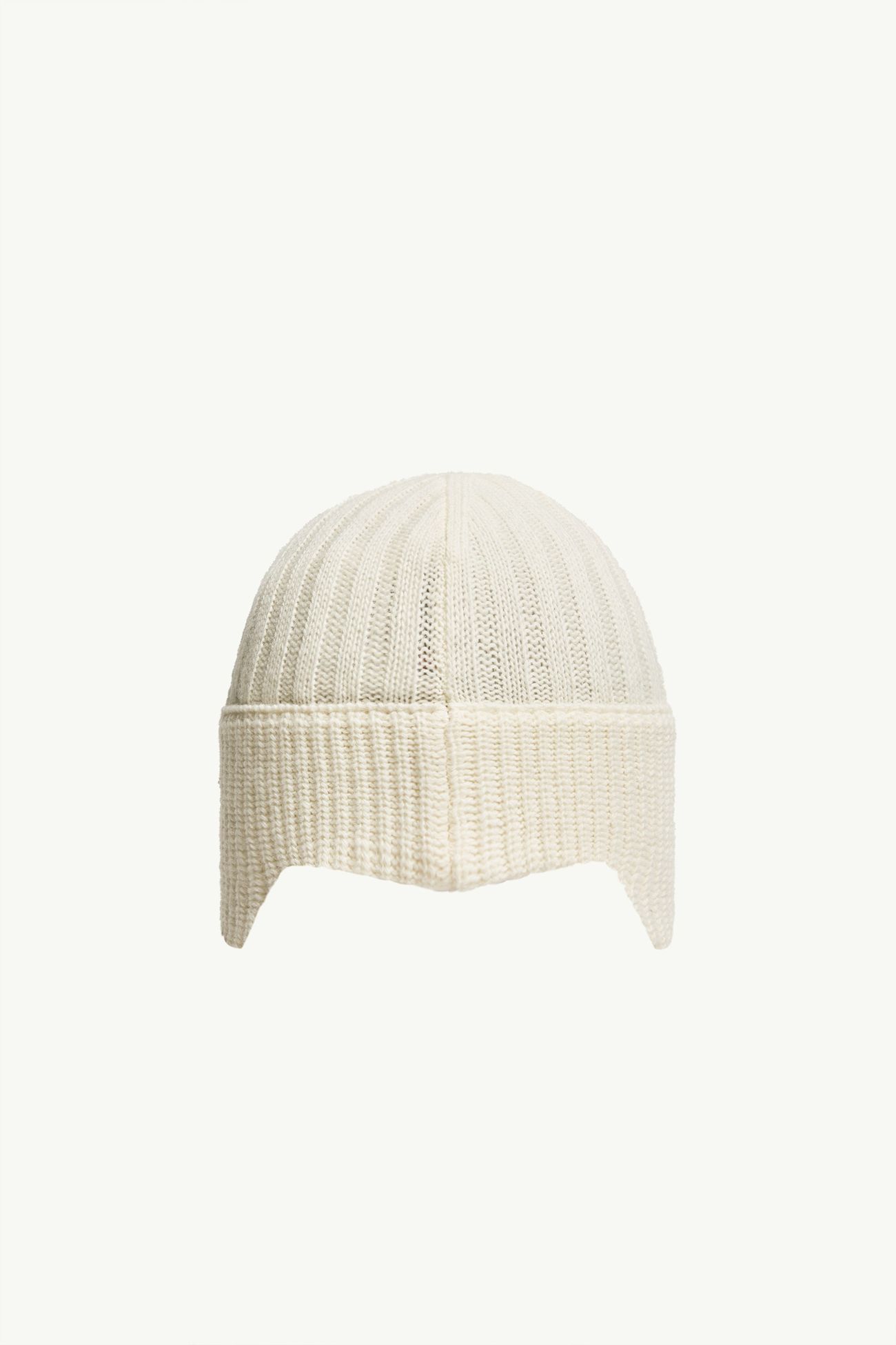 羊毛羊絨混紡罩耳帽 中性 白色 Moncler 2