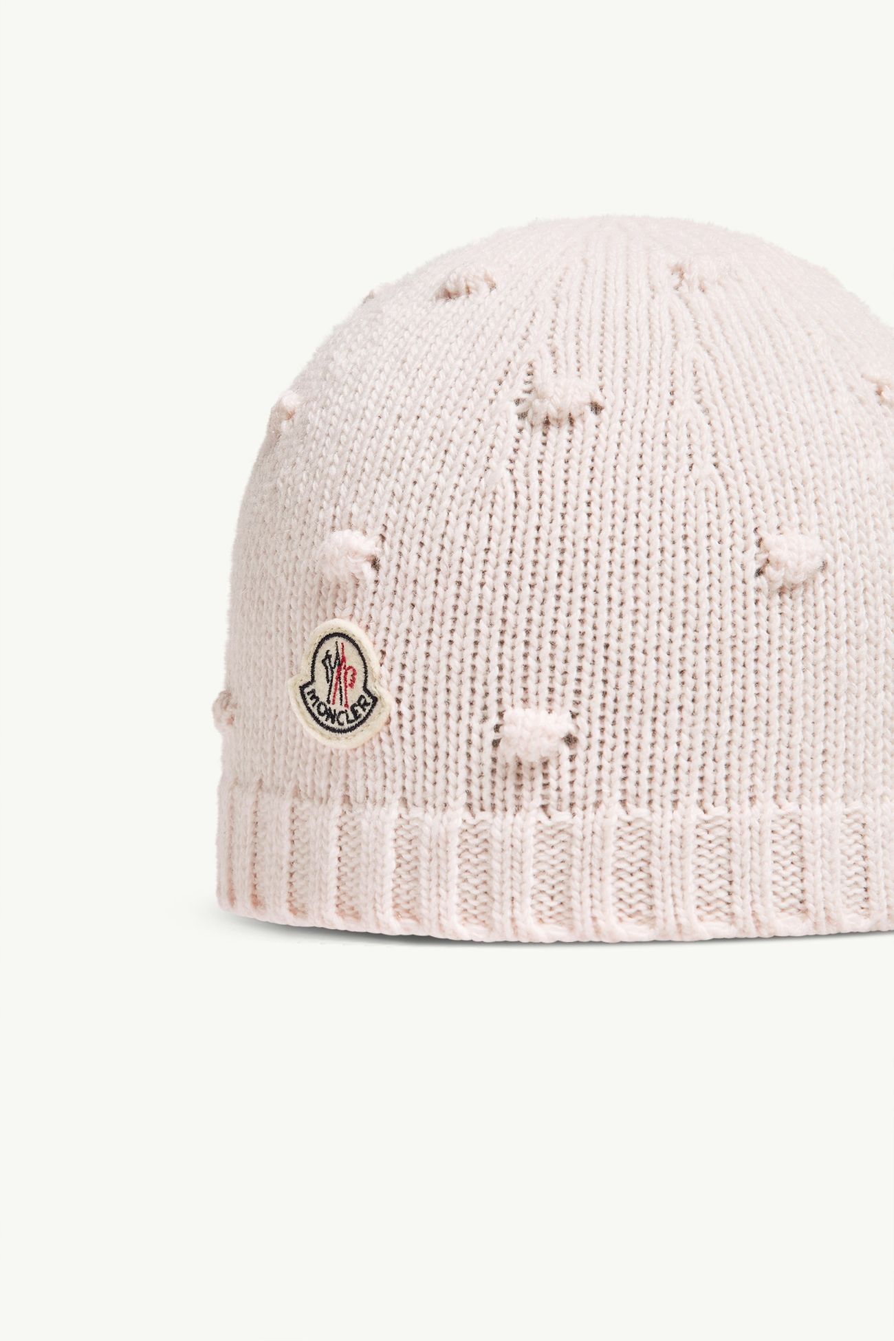 女婴羊毛和山羊绒便帽 女童 浅粉色 Moncler 1