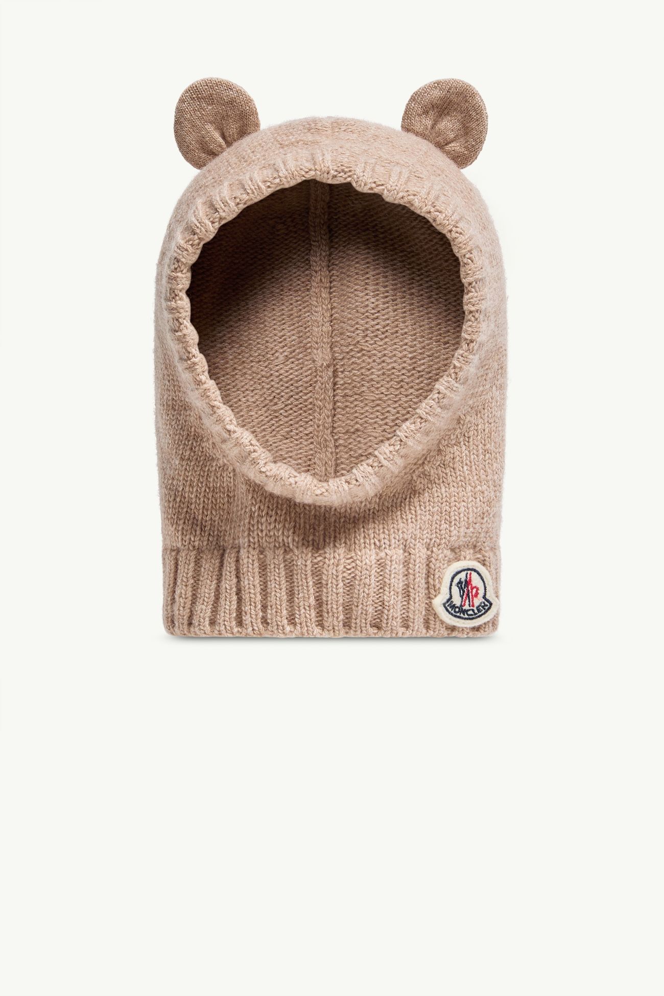 Cagoule en laine et cachemire Mixte Beige Moncler 0