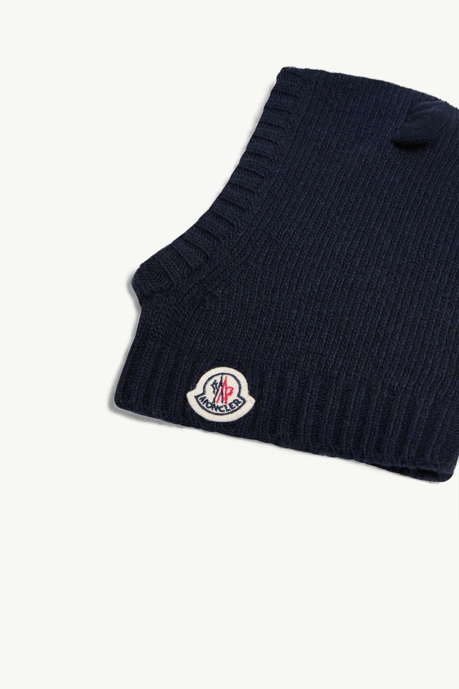Navy Blue Wool & Cashmere Balaclava - Accessories for Children