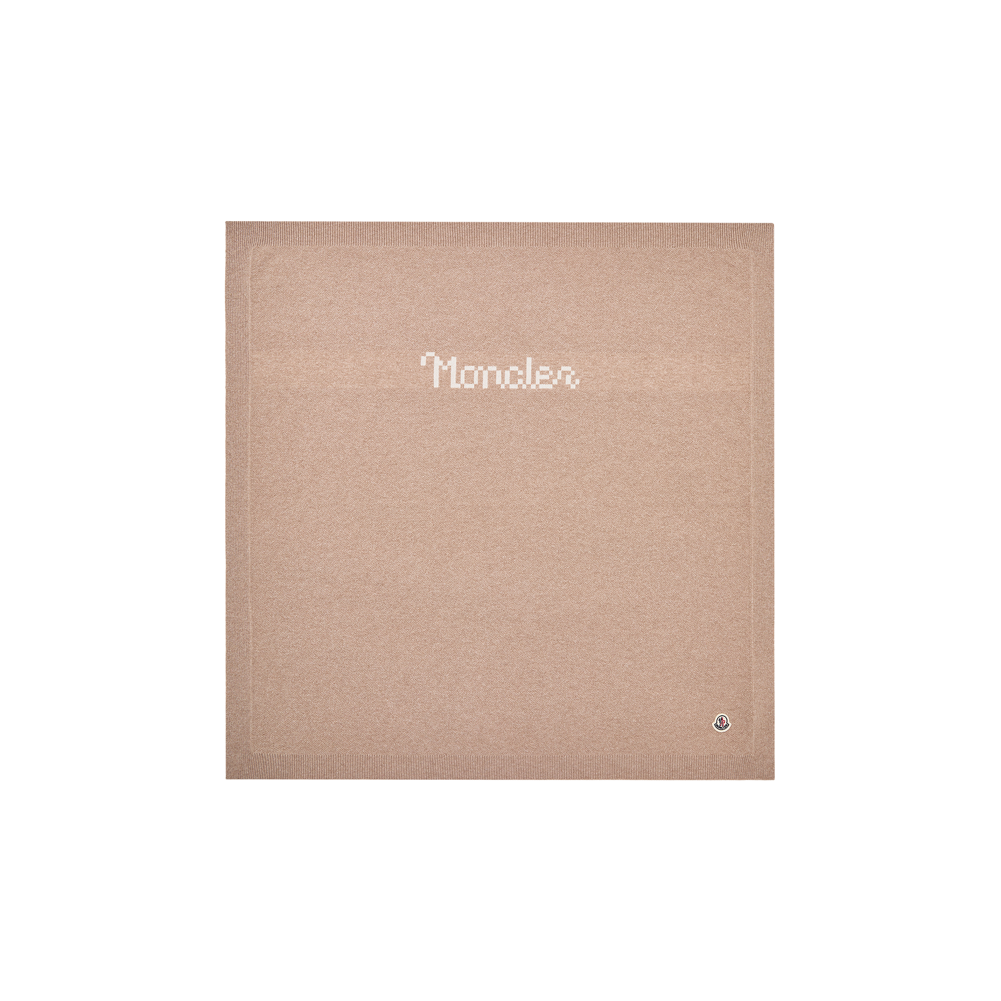 Moncler  Wool & Cashmere Blanket With Gift Box for Children in Beige, Size: One Size
