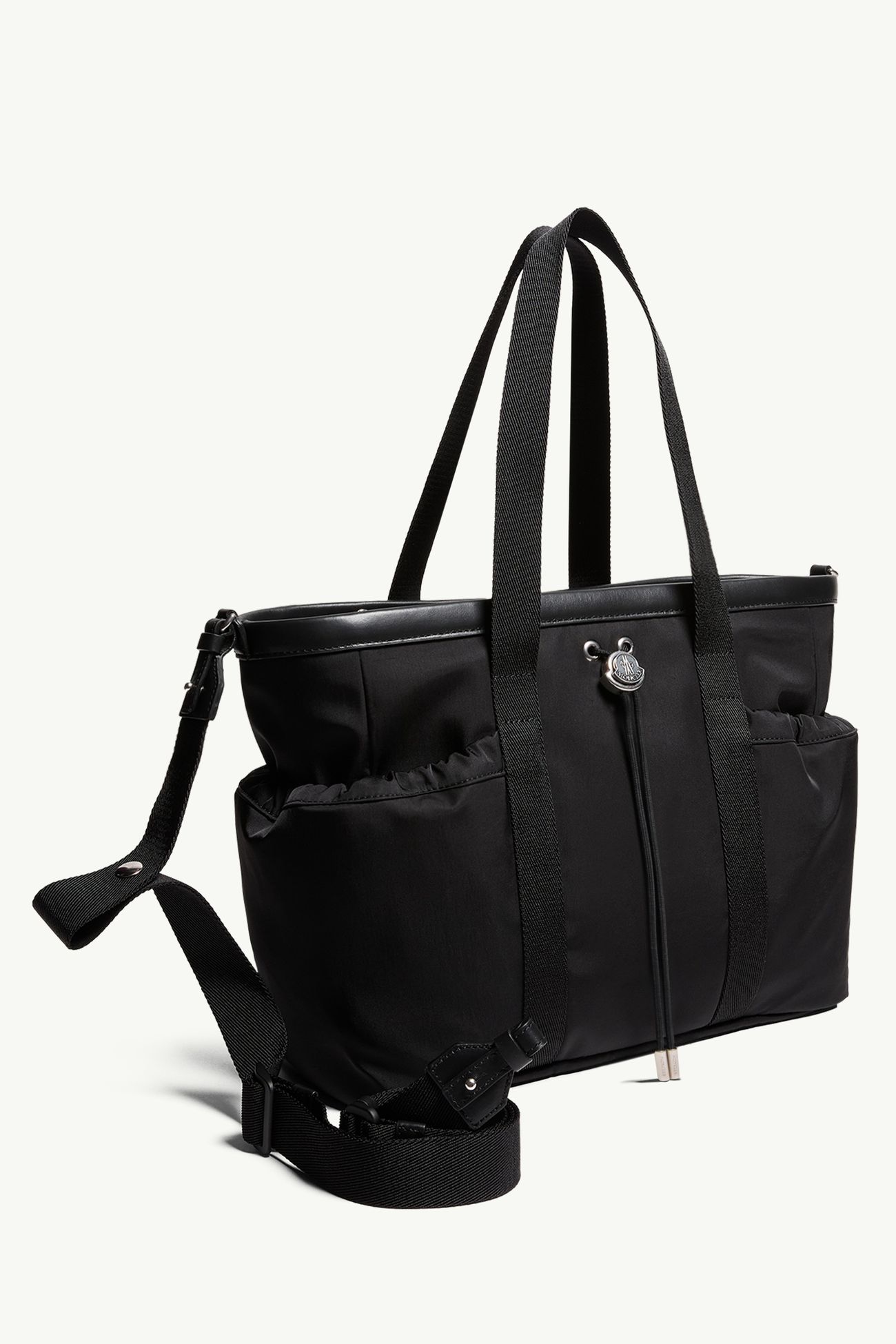 Bolso para pañales de nailon De Género Neutro Negro Moncler 1