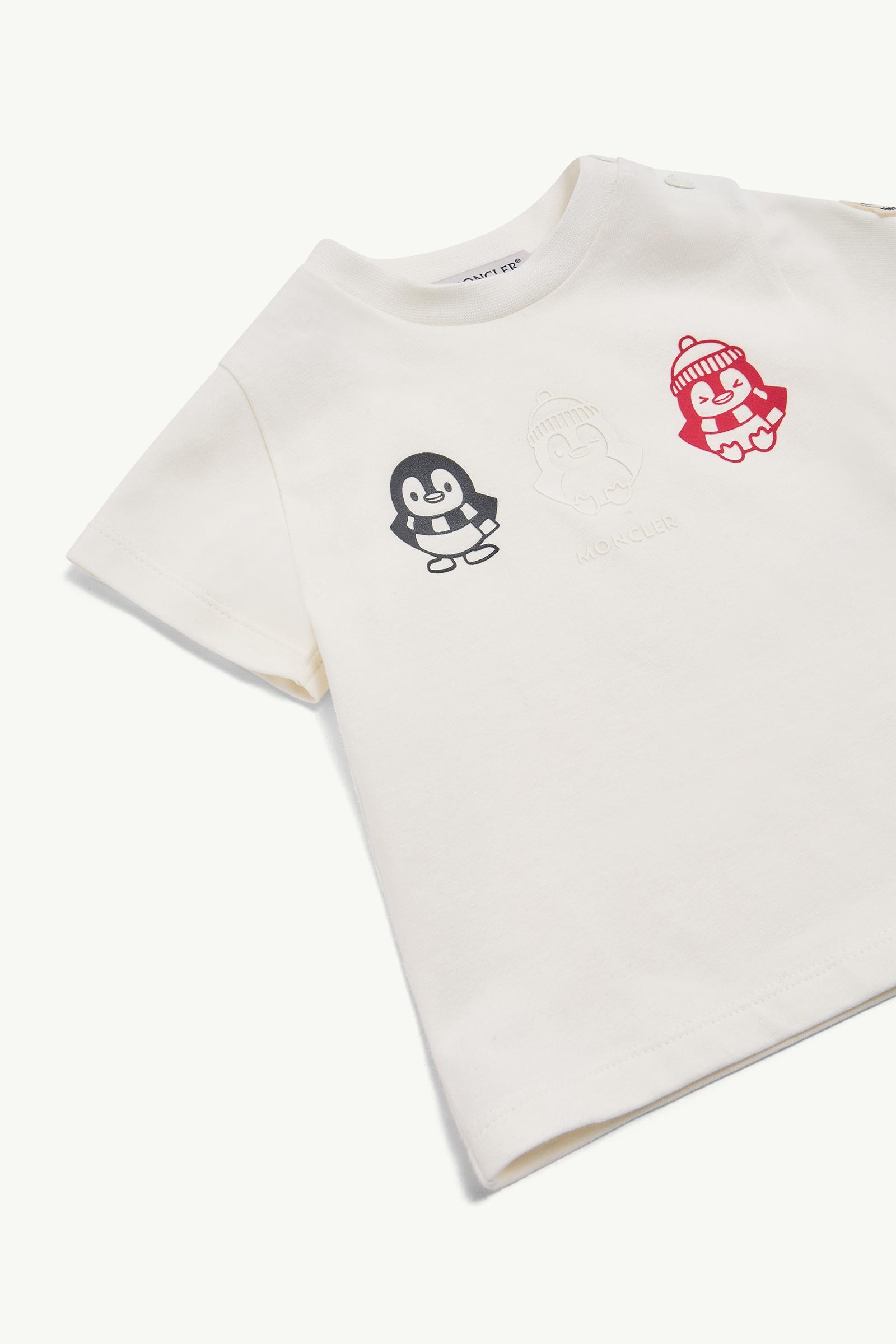 White Stretch Cotton Jersey T-Shirt - Clothing for Children