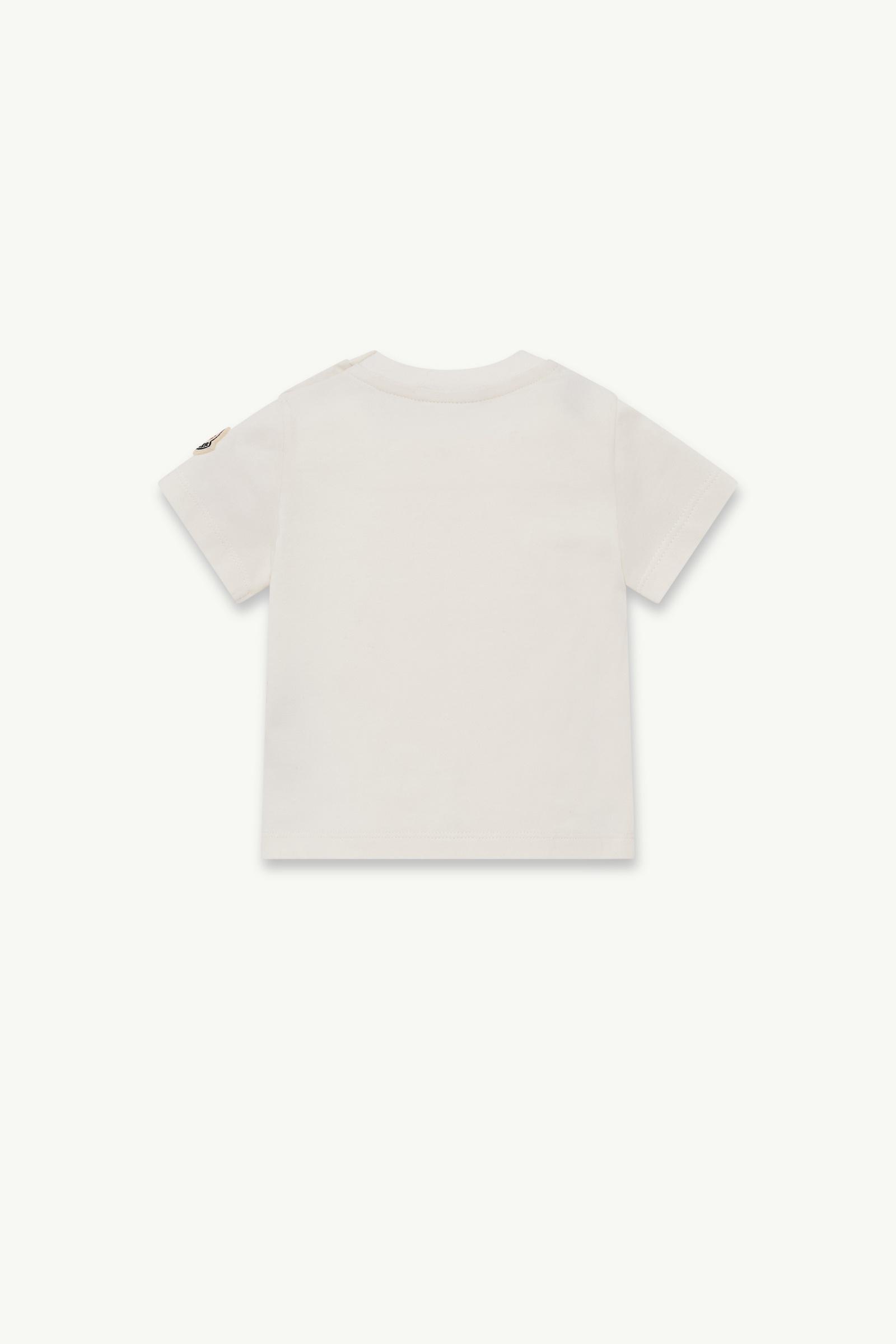 White Stretch Cotton Jersey T-Shirt - Clothing for Children