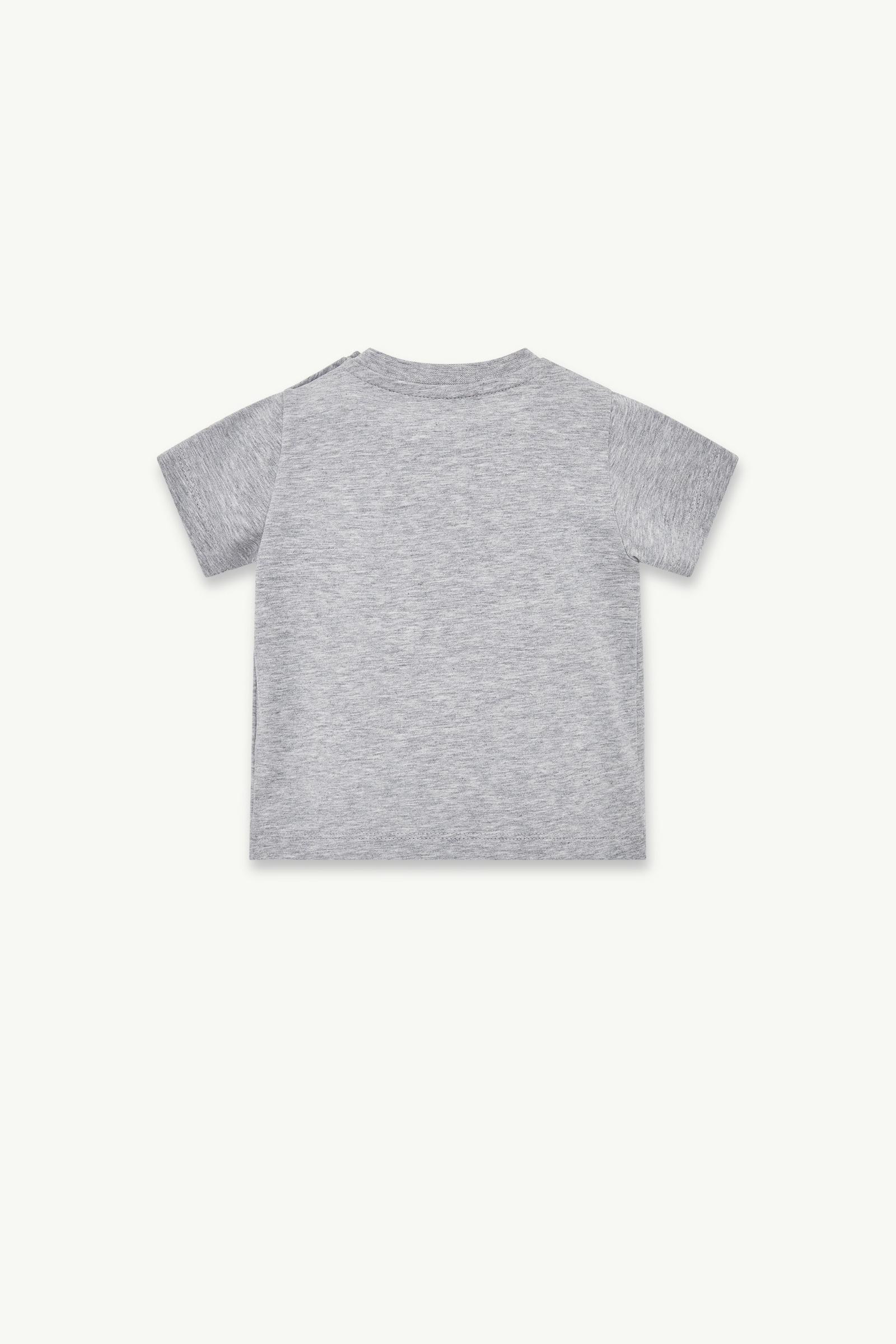 Gray Stretch Cotton Jersey T-Shirt - Clothing for Children