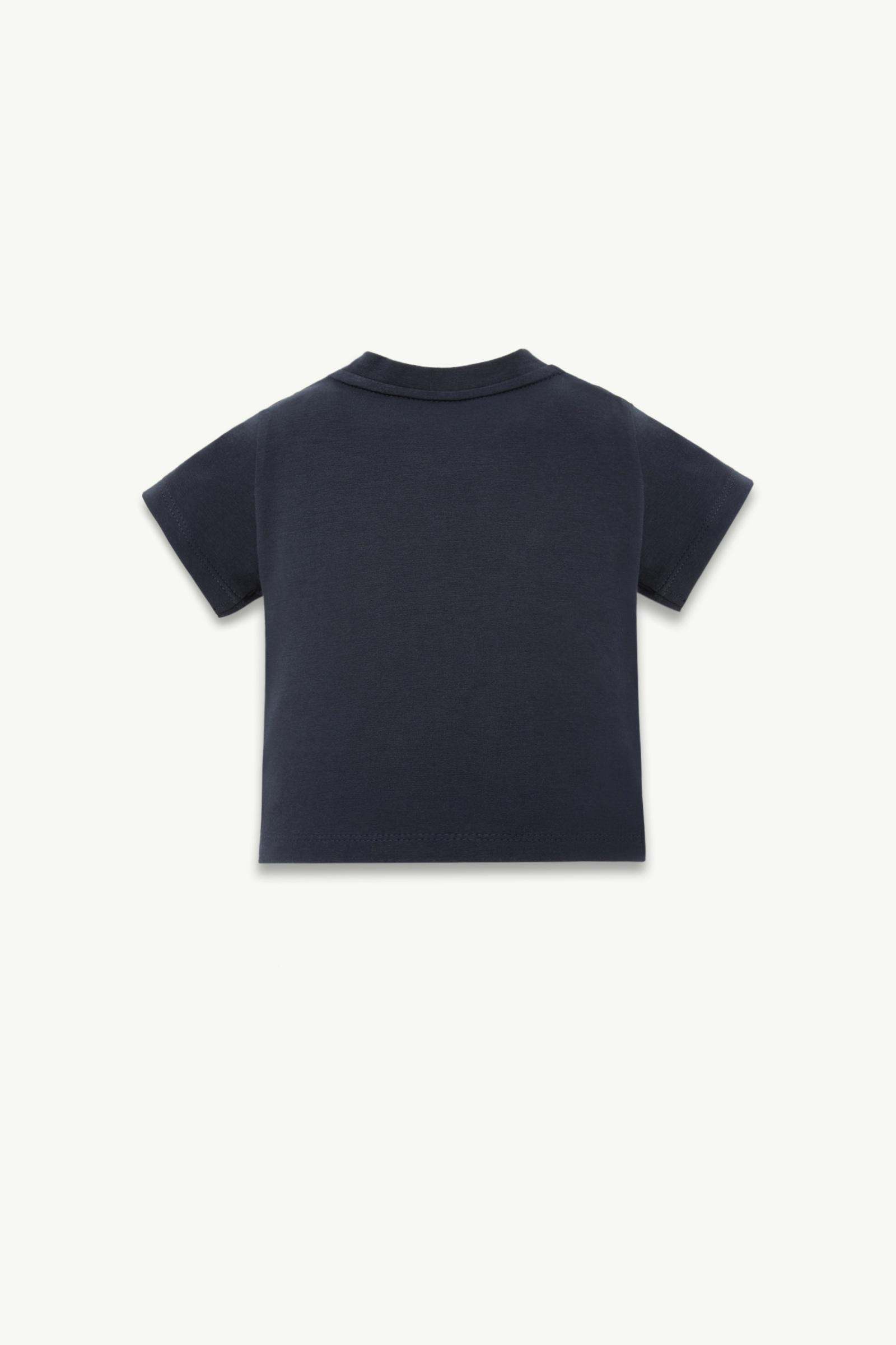 Night Blue Logo Cotton Blend T-Shirt - Clothing for Children