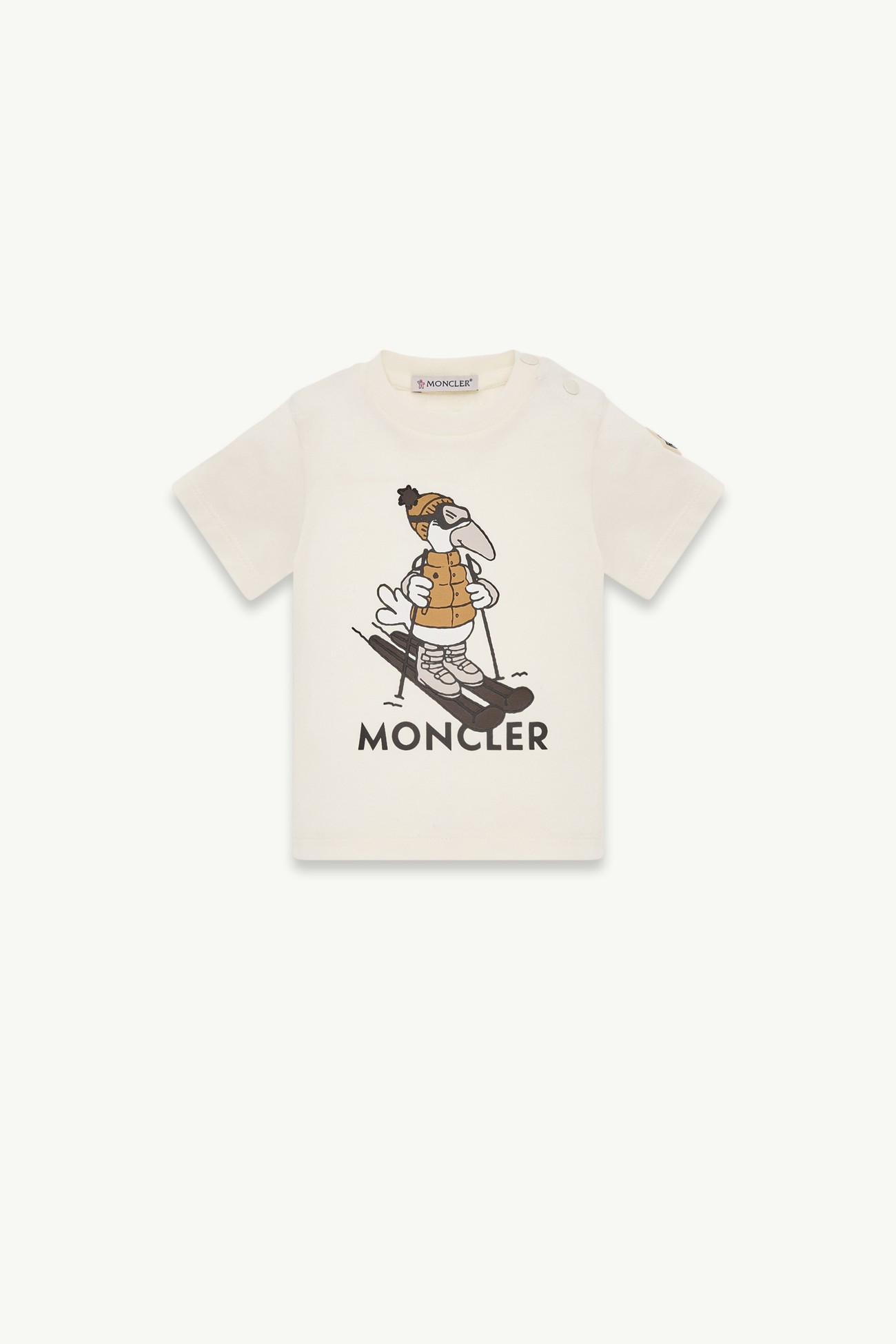 MonDuck T-Shirt aus Baumwollmischung Jungen Weiß Moncler 0