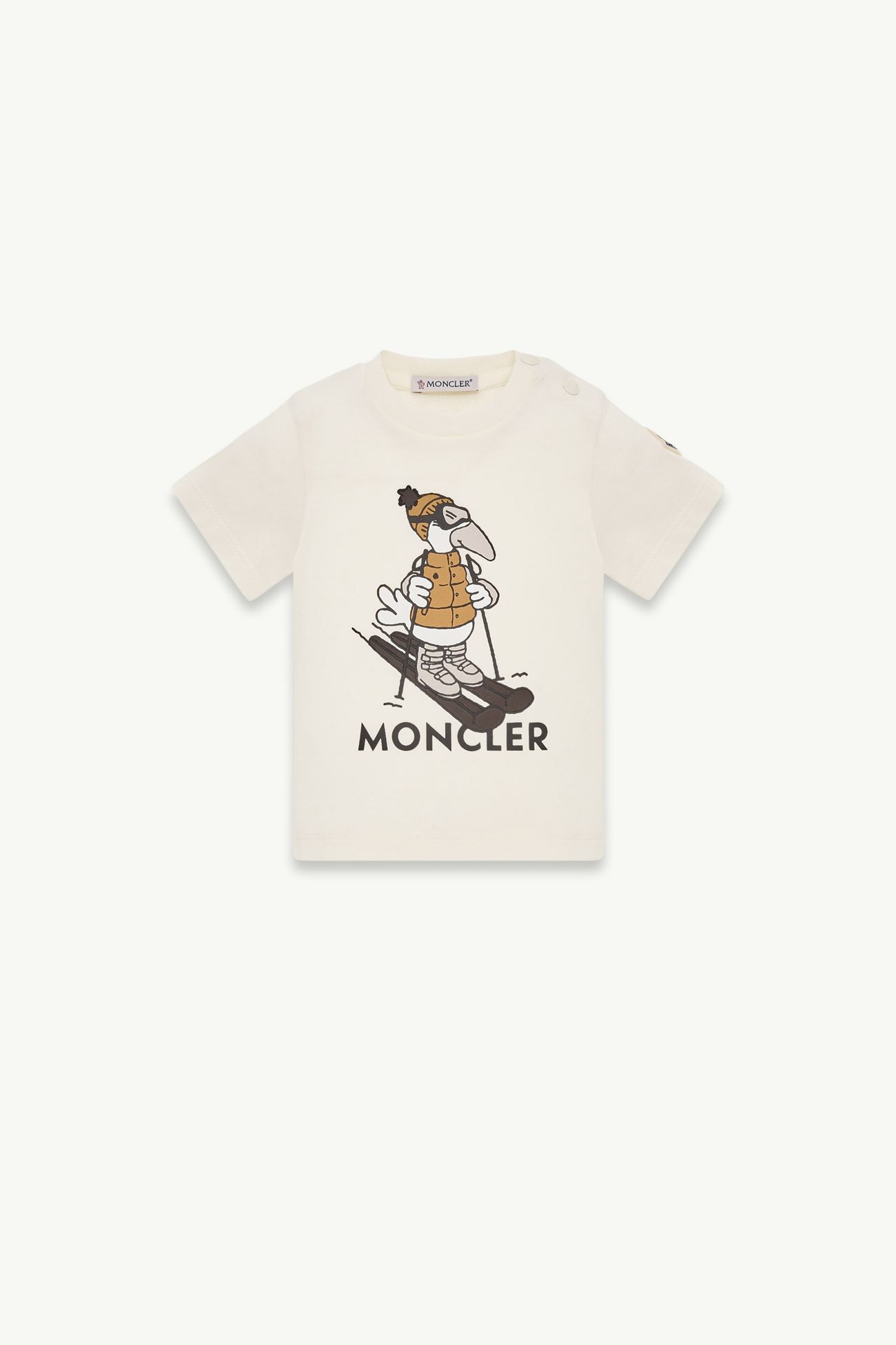 MonDuck棉質混紡T恤 男童 白色 Moncler 0