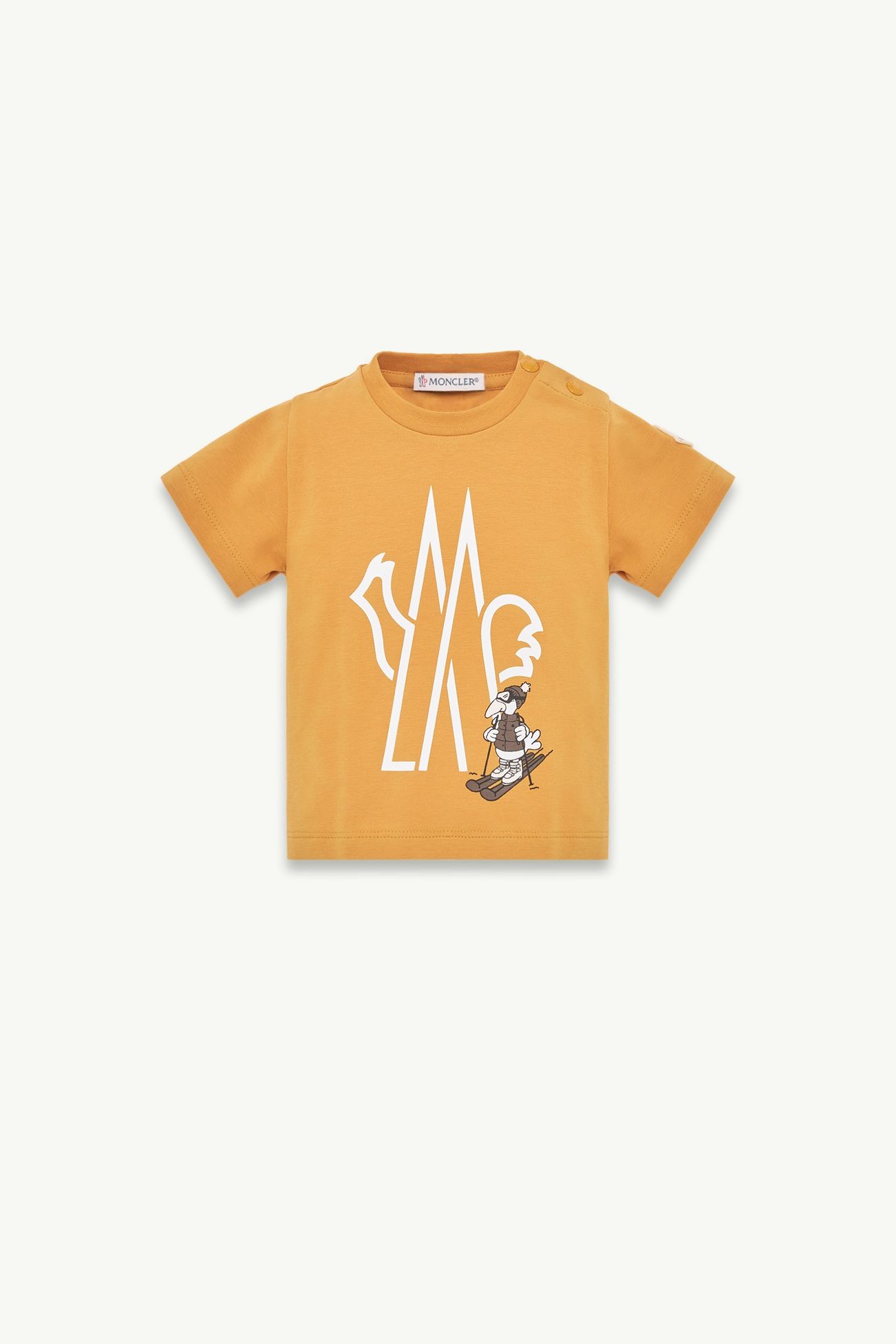 MonDuck T-Shirt aus Baumwollmischung Jungen Gelb Moncler 0